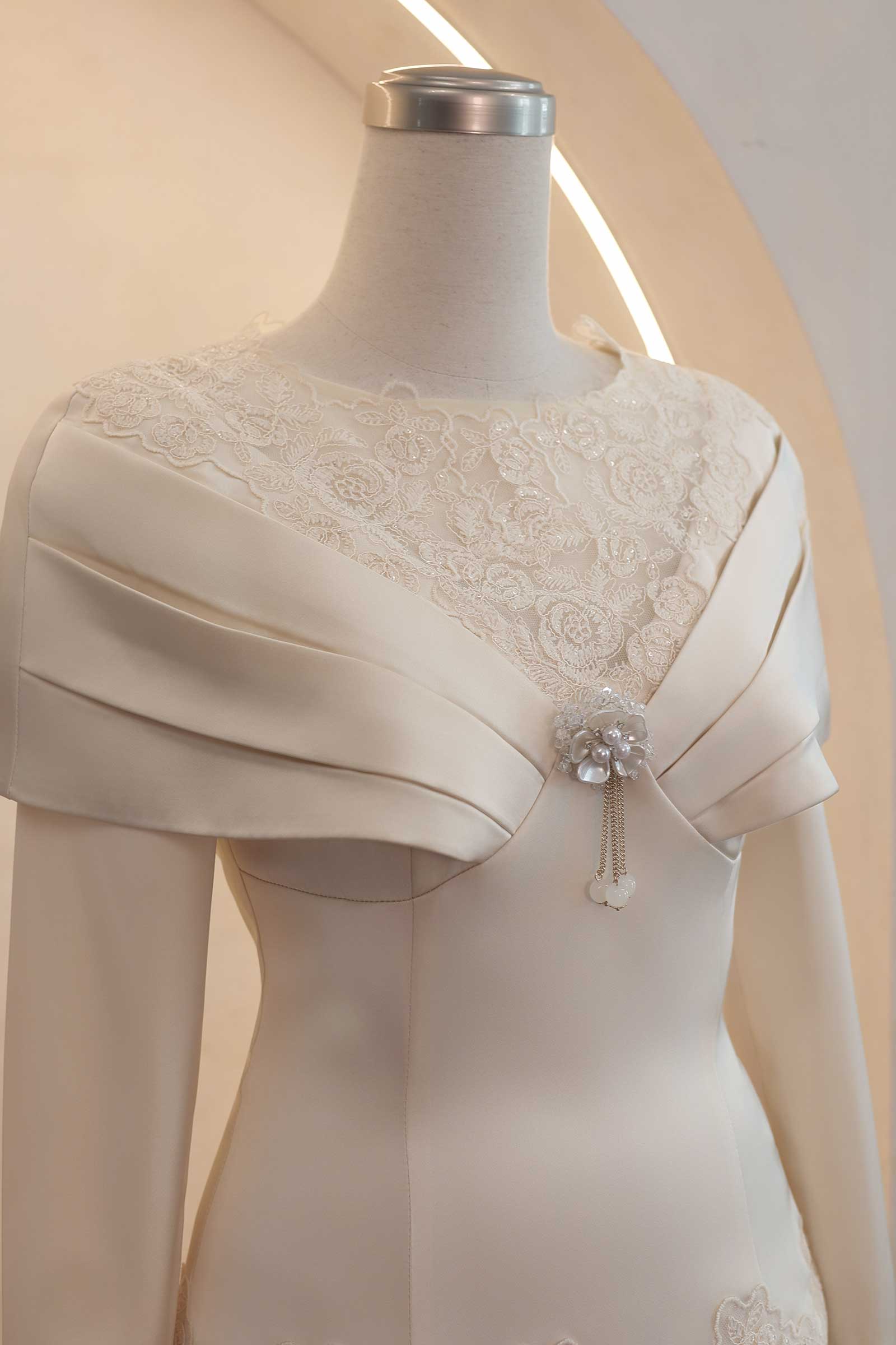 Rembulan Kebaya Set (Champagne) - Image 29