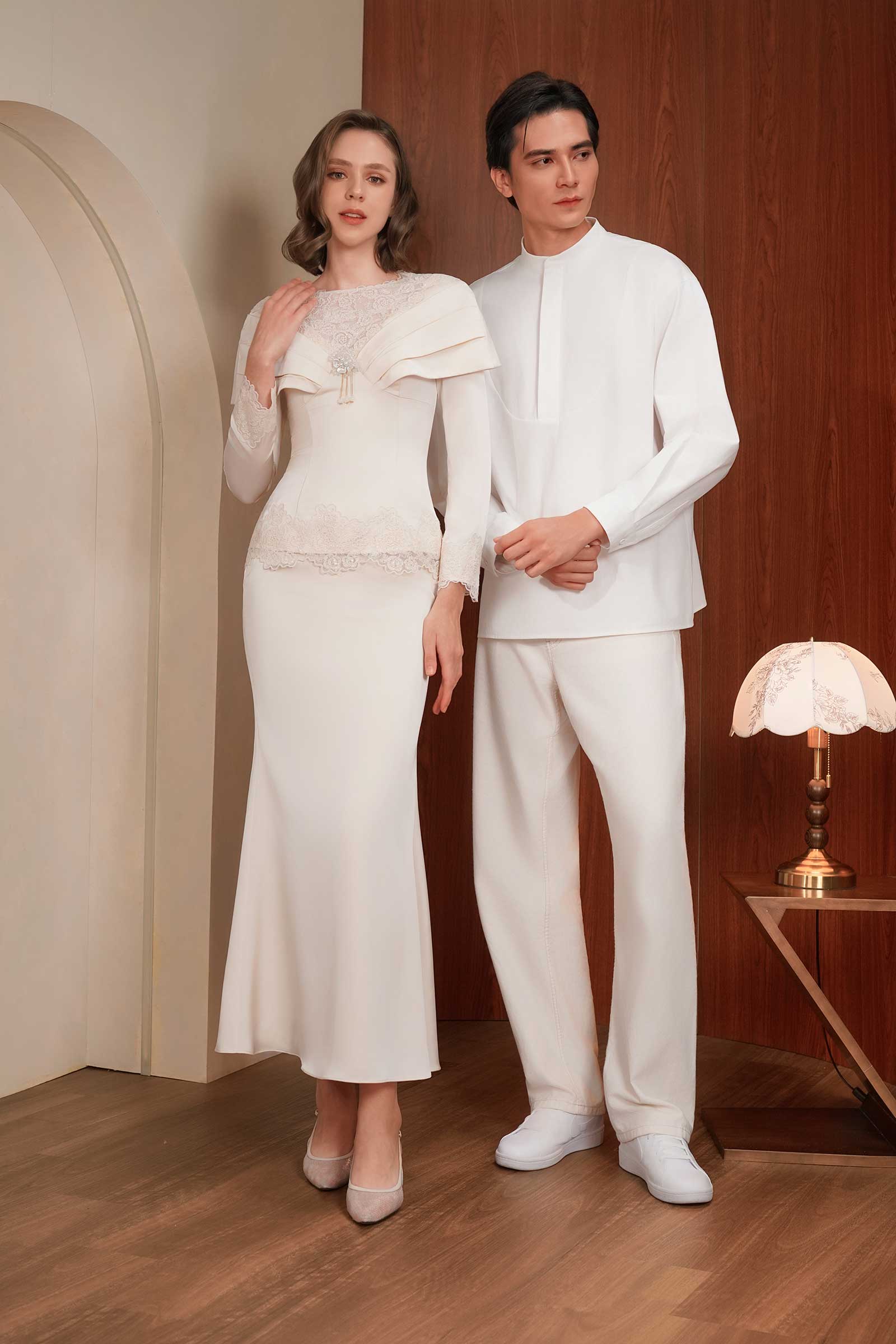 Rembulan Kebaya Set (Champagne) - Image 8