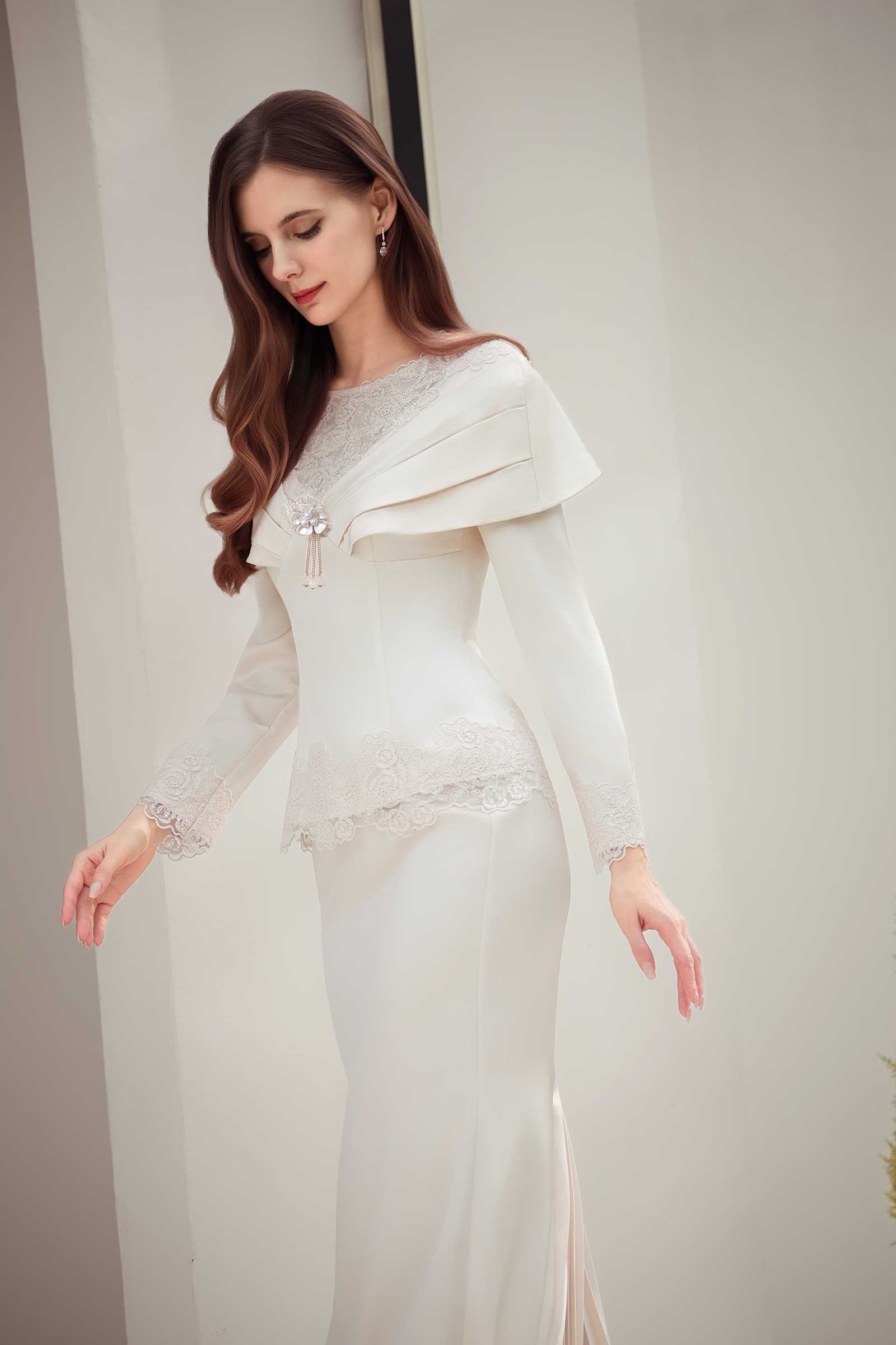 Rembulan Kebaya Top (Champagne) - Image 7