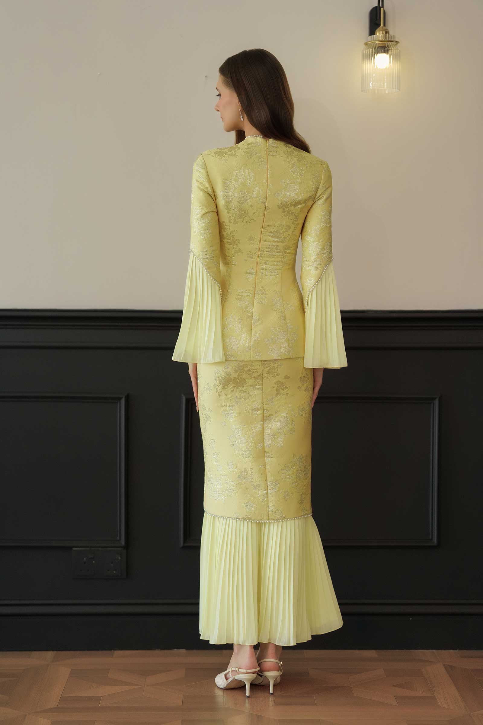 Rosabella Kebaya Set (Sunlit Butter) - Image 21