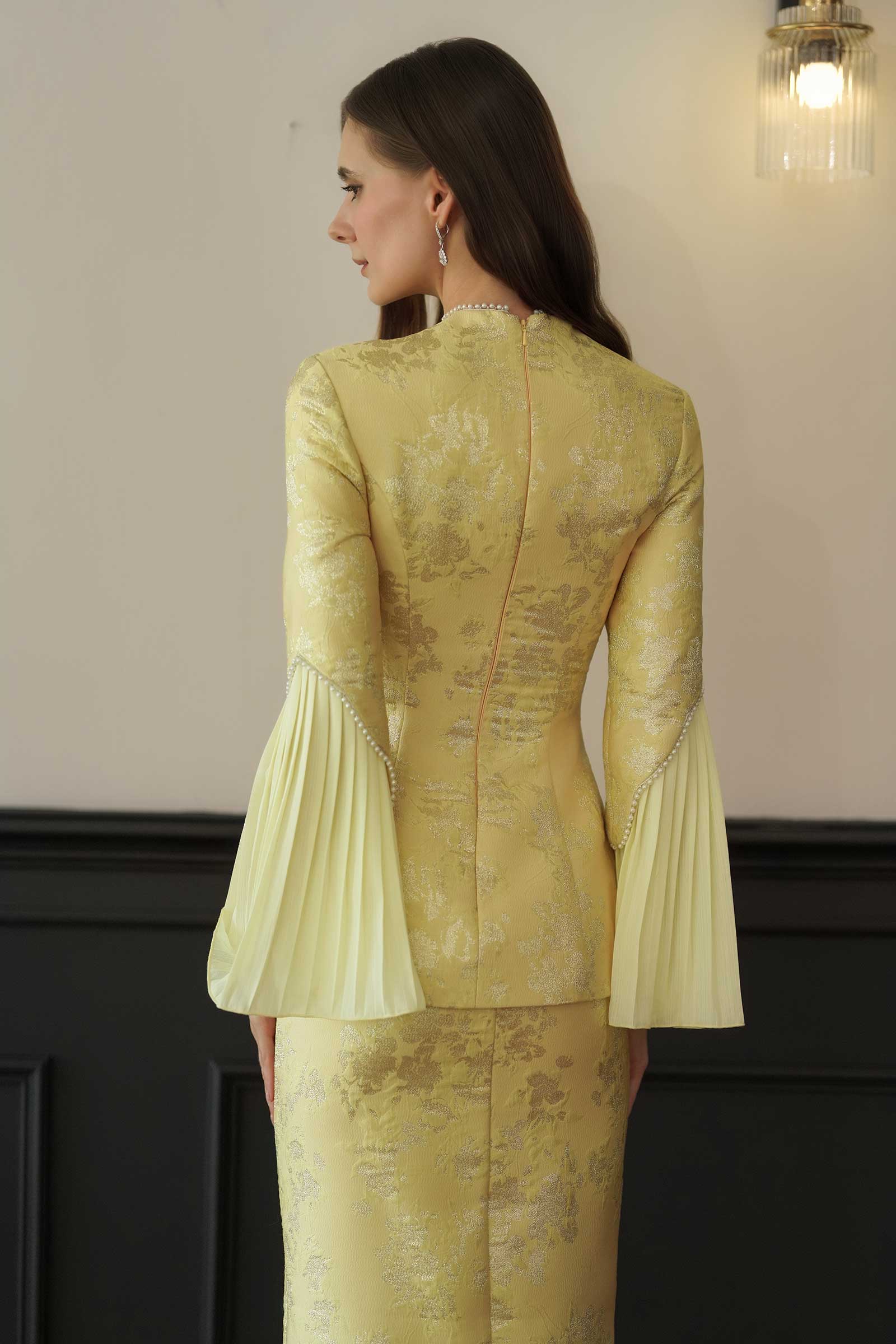 Rosabella Kebaya Set (Sunlit Butter) - Image 32