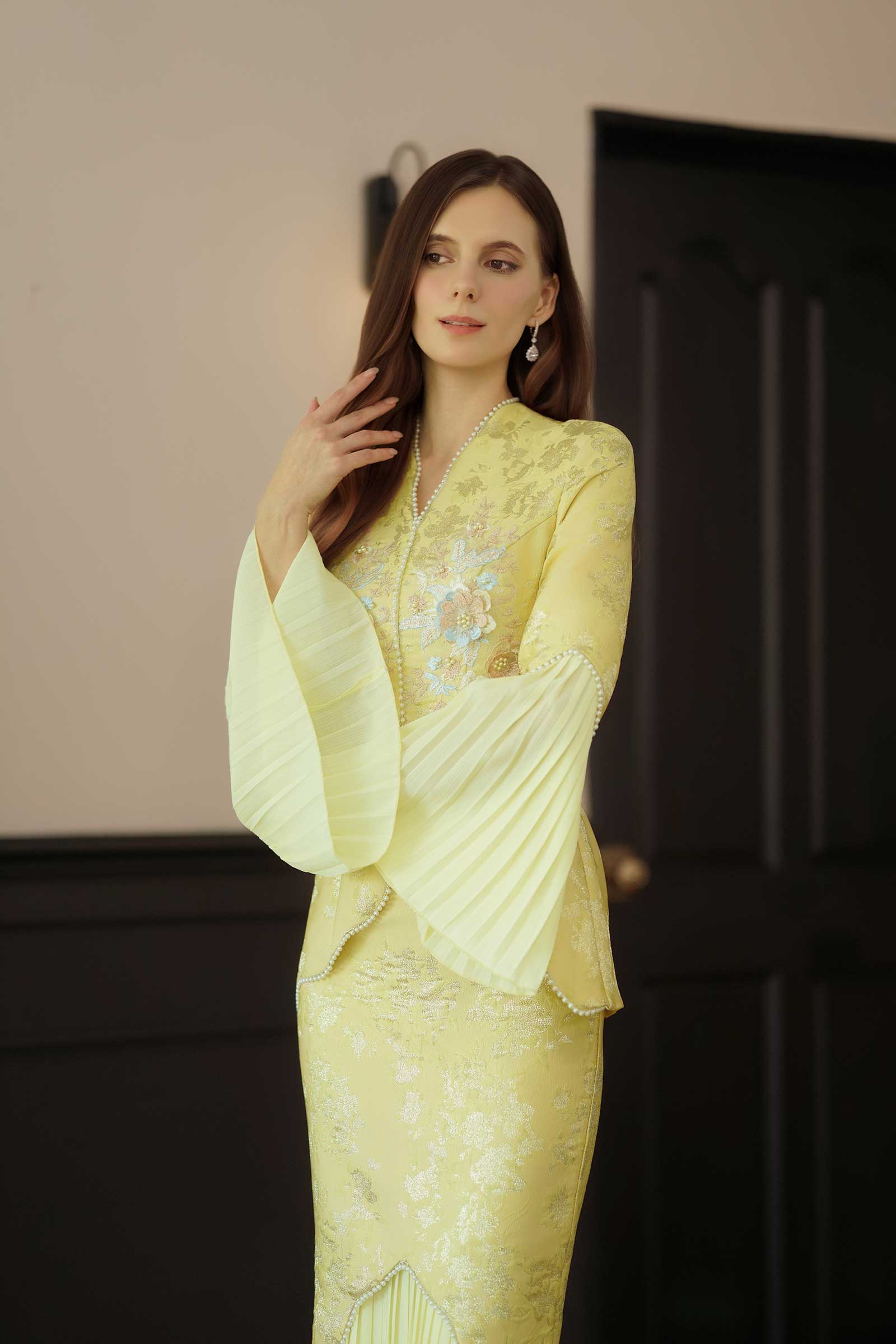 Rosabella Kebaya Top (Sunlit Butter) - Image 14