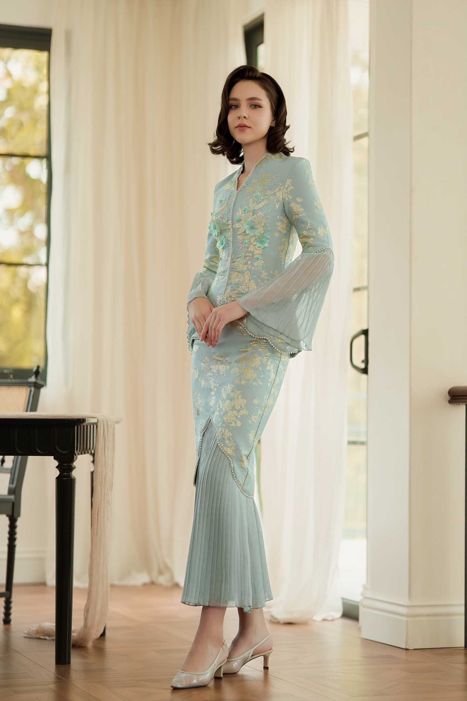 Rosabella Skirt (Celadon Pearl) - Image 14