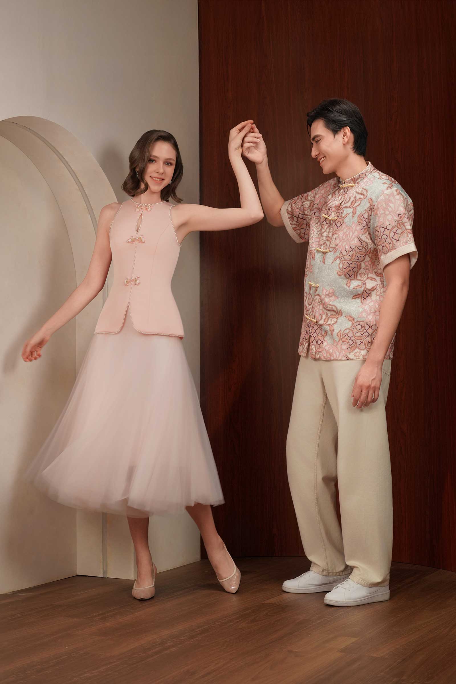 Lotus Men Samfu (Pink) - Image 13