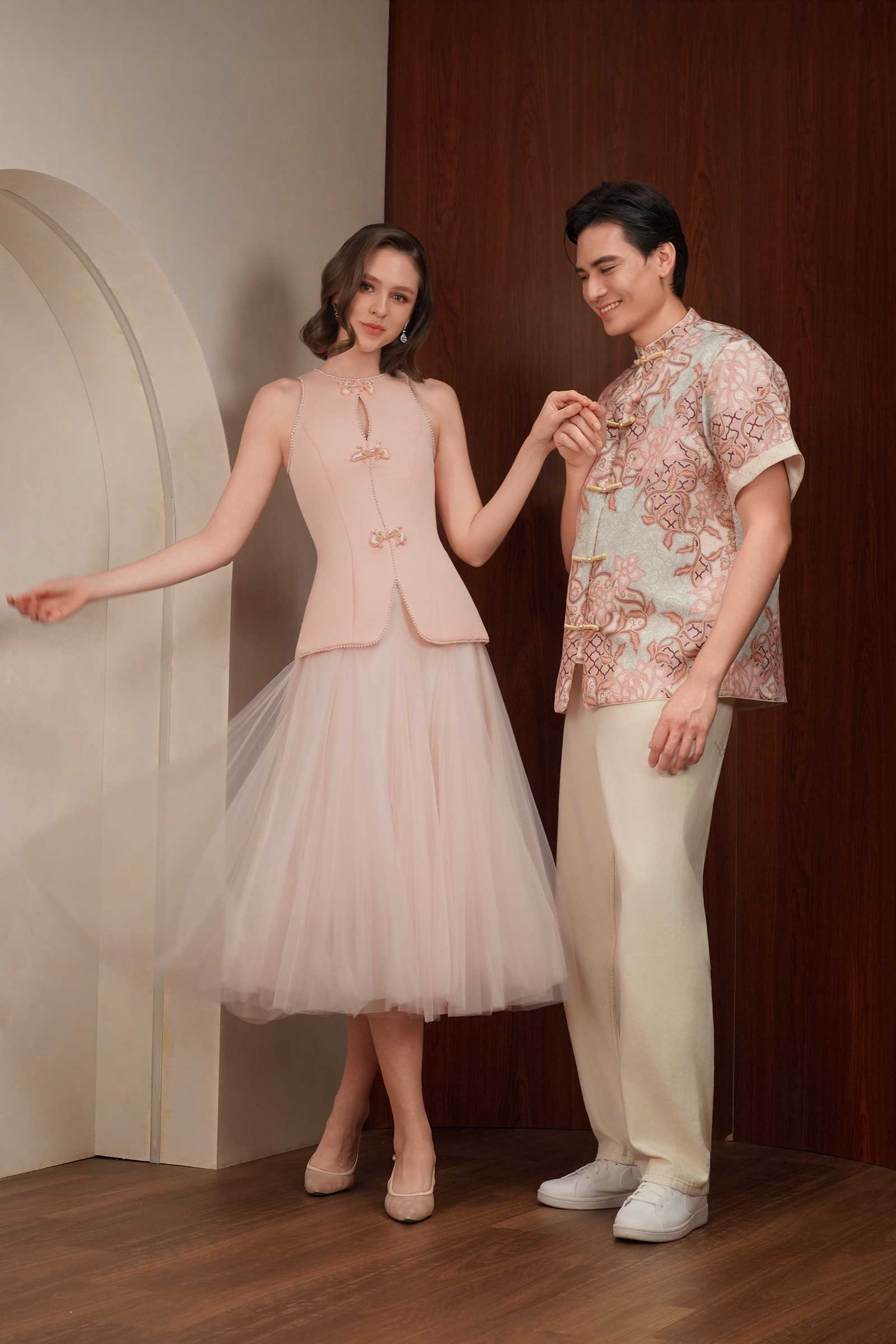 Lotus Men Samfu (Pink) - Image 14