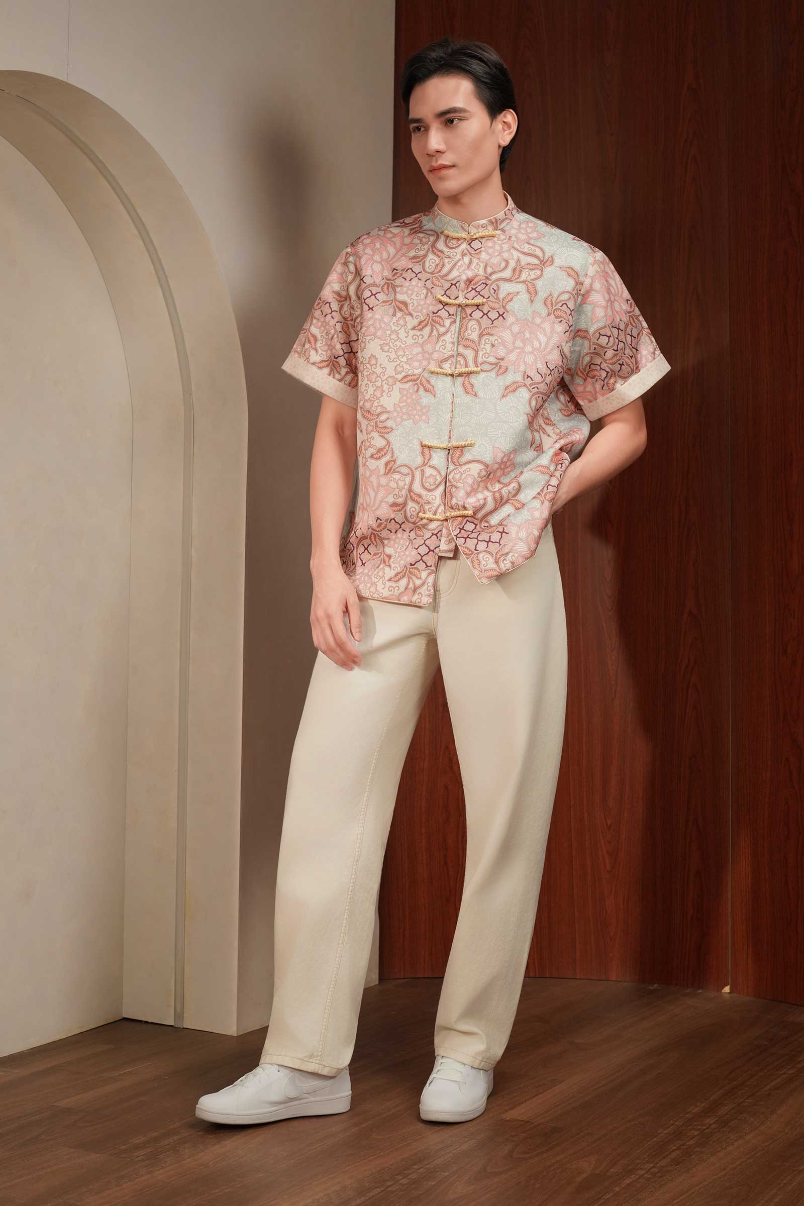 Lotus Men Samfu (Pink) - Image 30