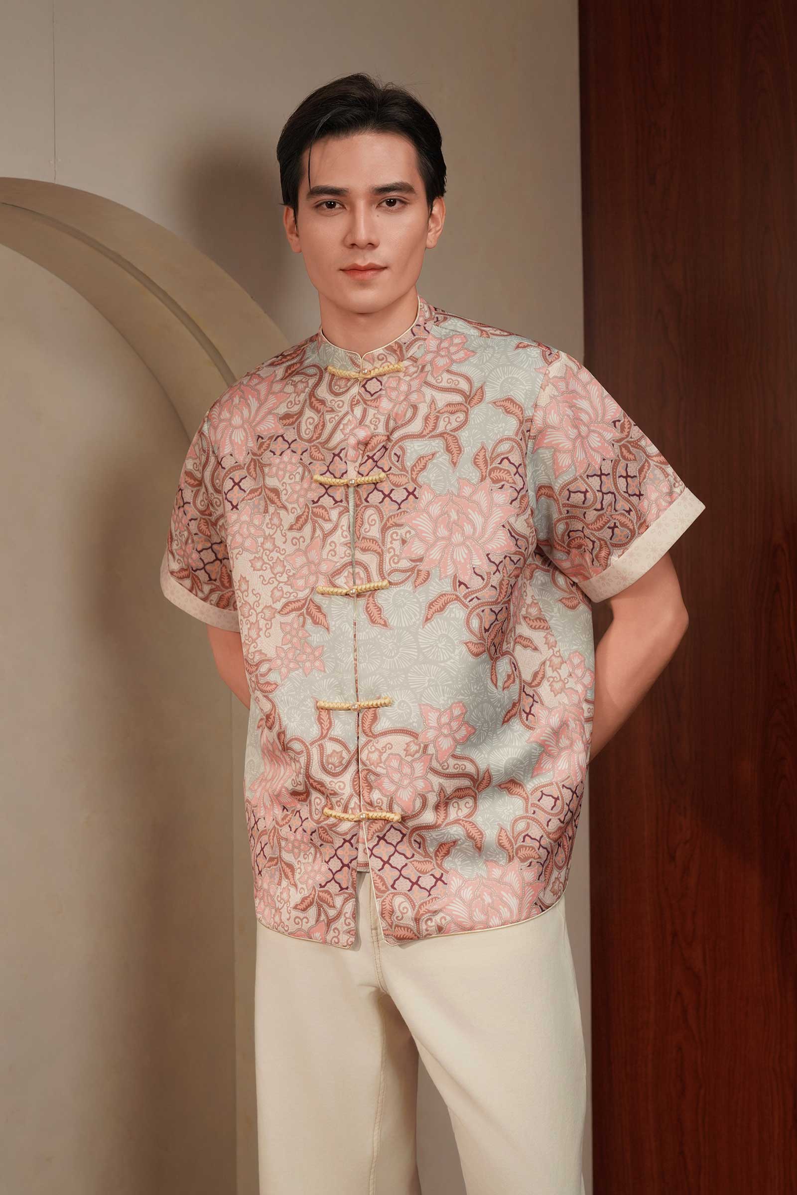 Lotus Men Samfu (Pink) - Image 31