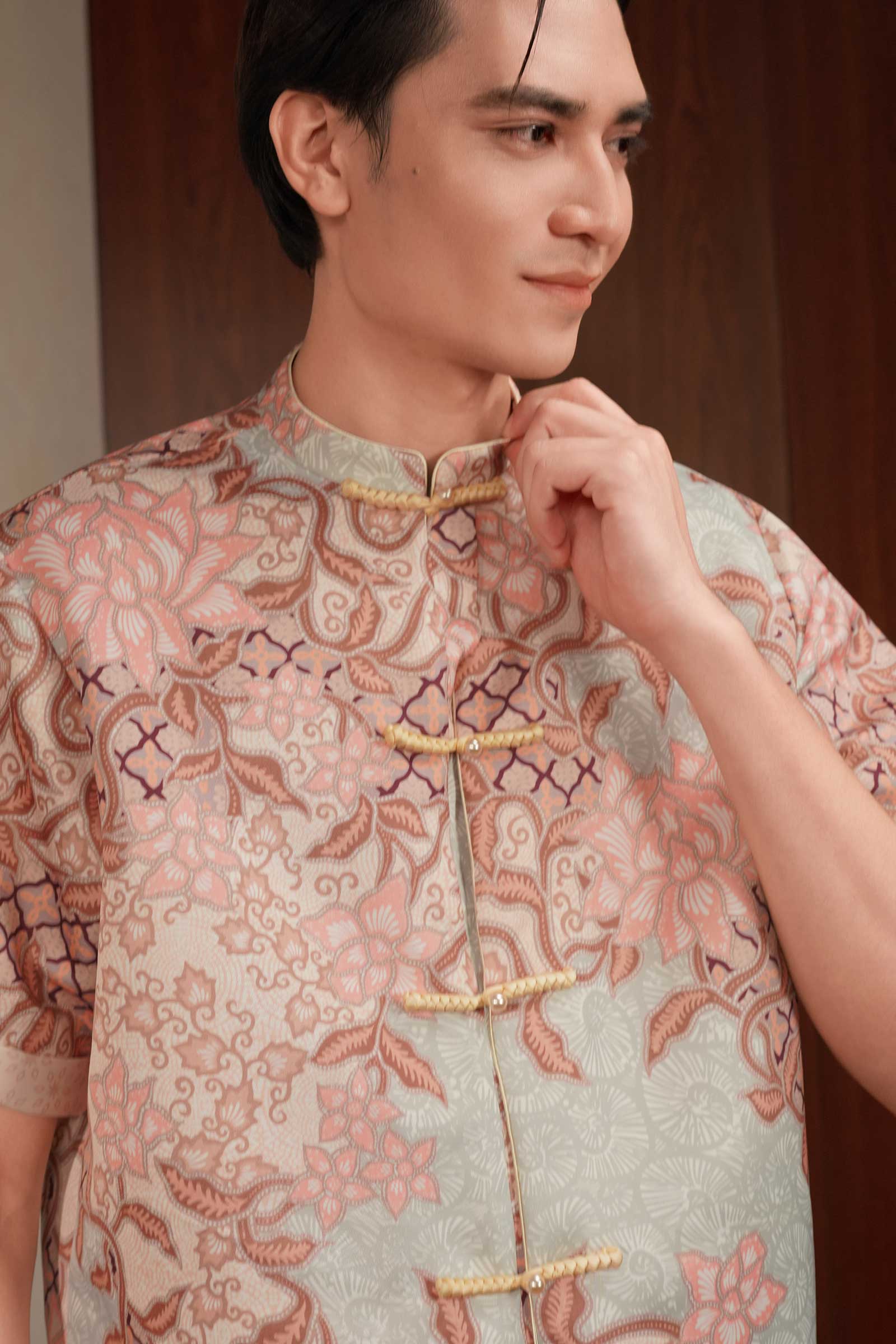 Lotus Men Samfu (Pink) - Image 6