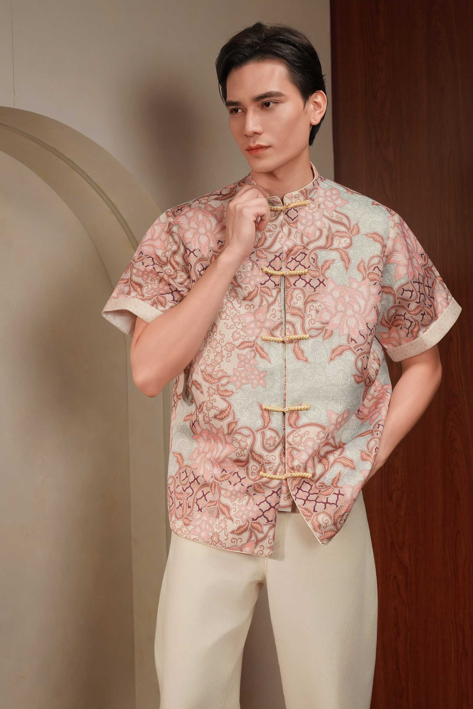 Lotus Men Samfu (Pink) - Image 7