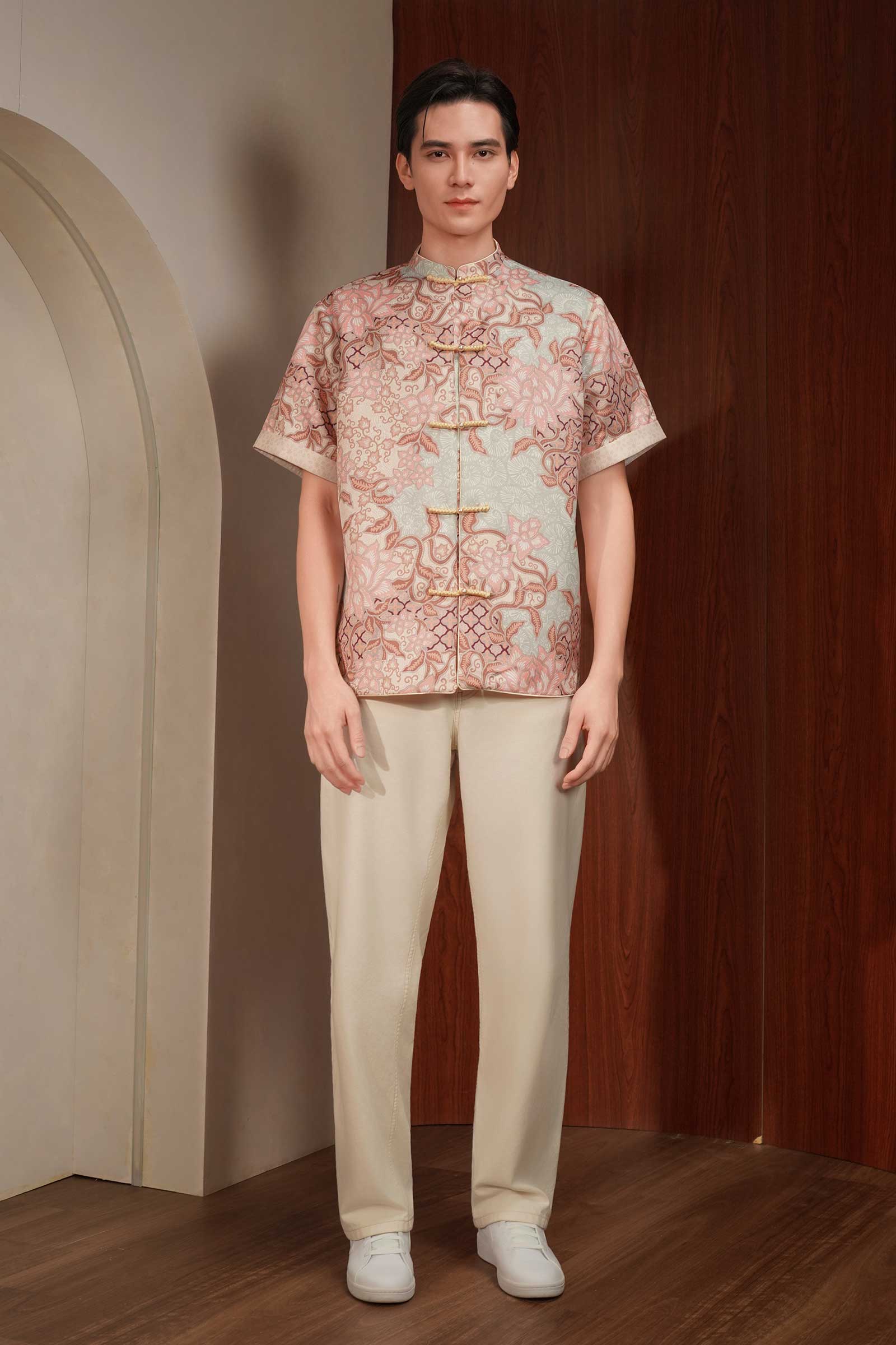 Lotus Men Samfu (Pink) - Image 9