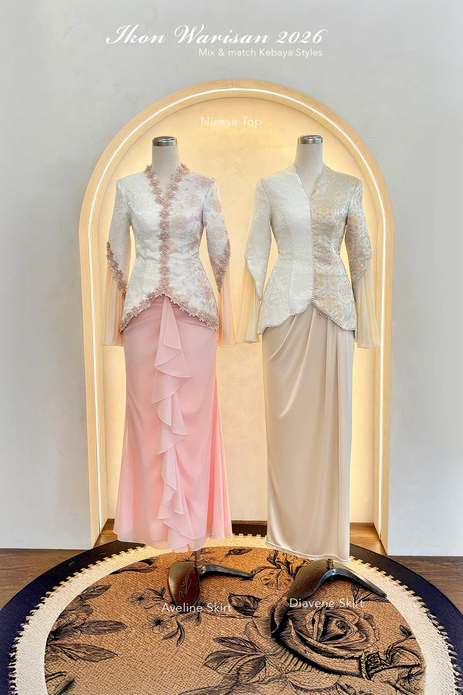 Niessa Kebaya Set (Pistachio) - Image 19