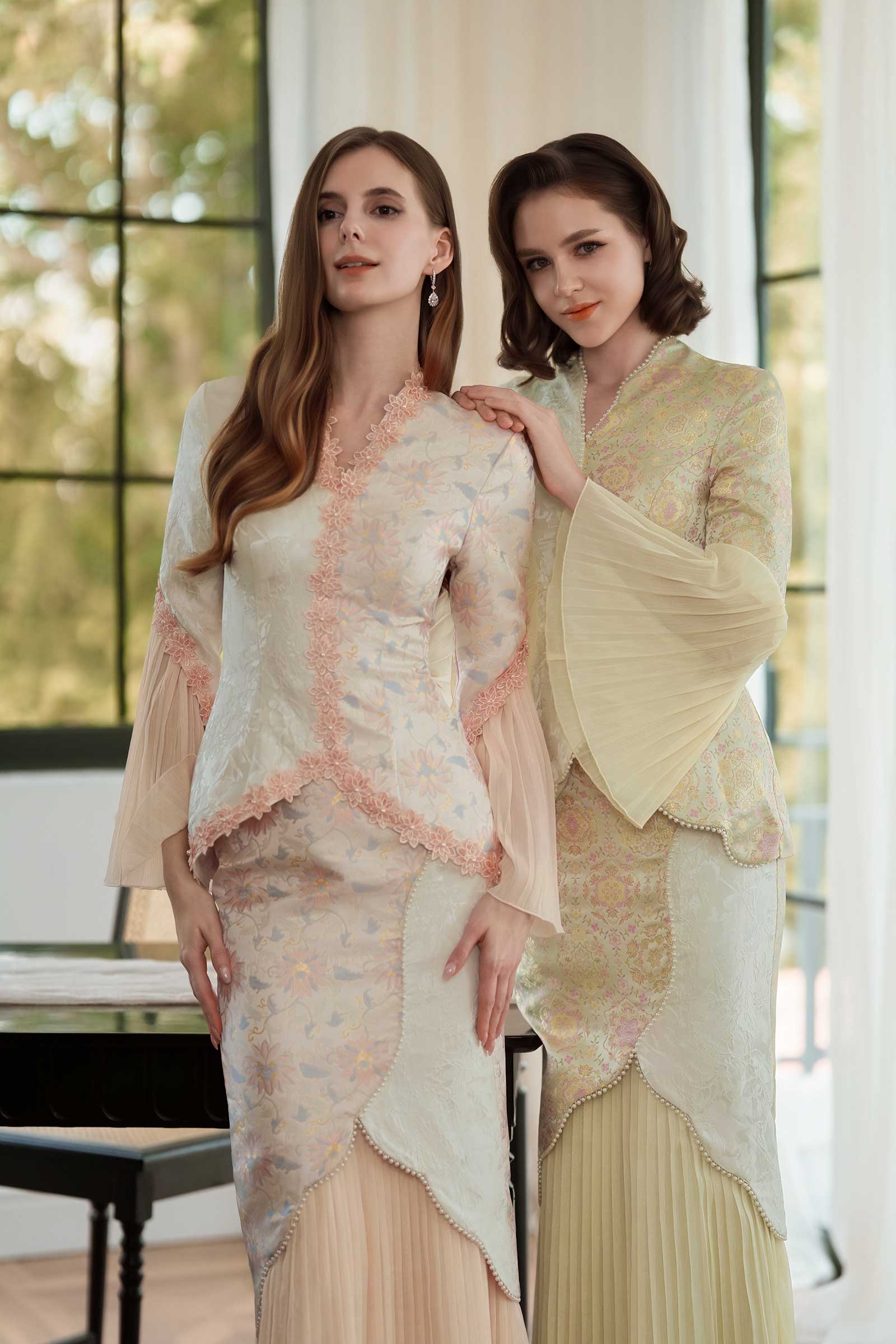 Niessa Kebaya Set (Pistachio) - Image 30