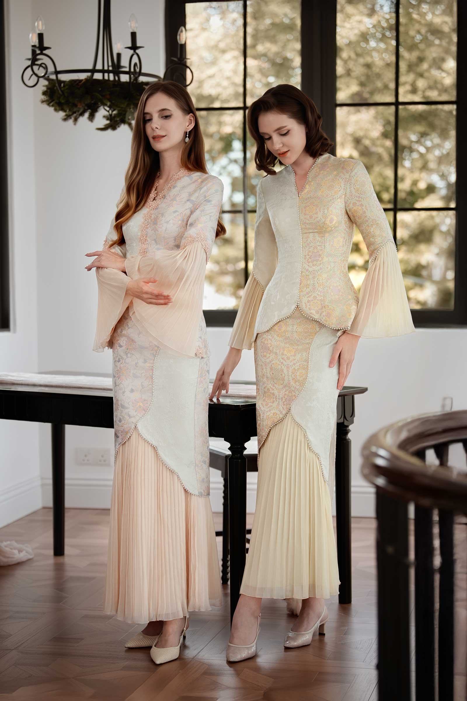 Niessa Kebaya Set (Pistachio) - Image 35