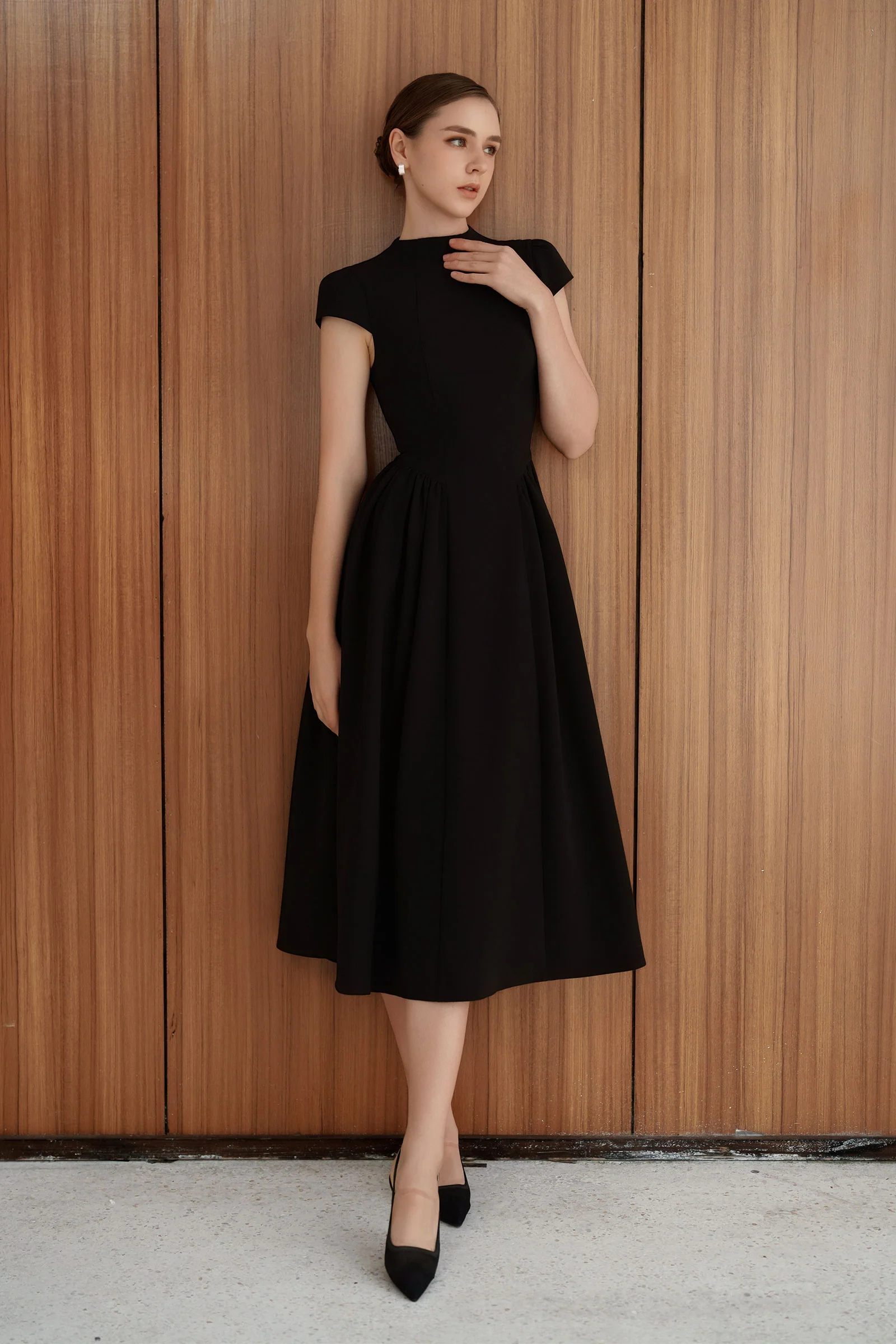 Élodie Dress (Black) - Image 9