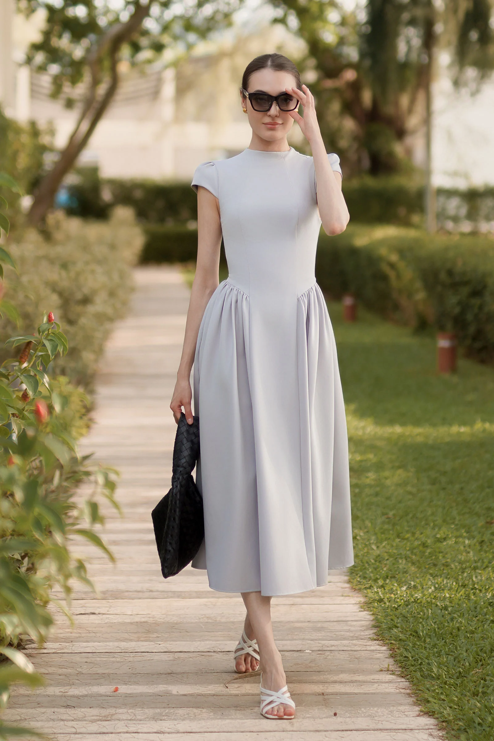 Élodie Dress (Grey) - Image 3