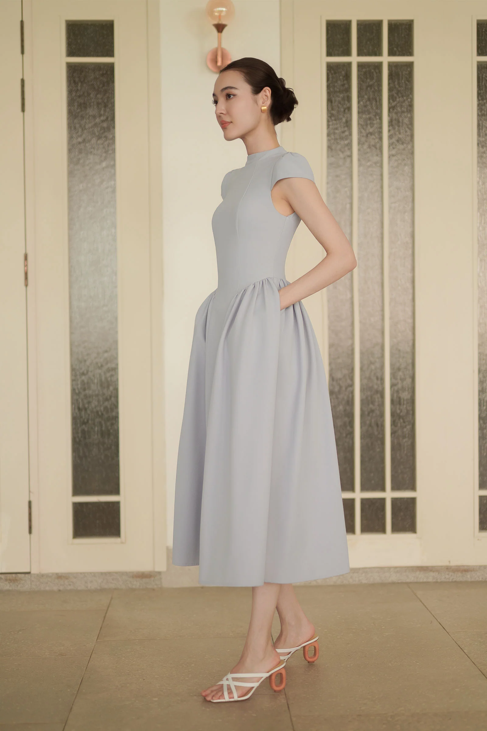 Élodie Dress (Grey) - Image 8