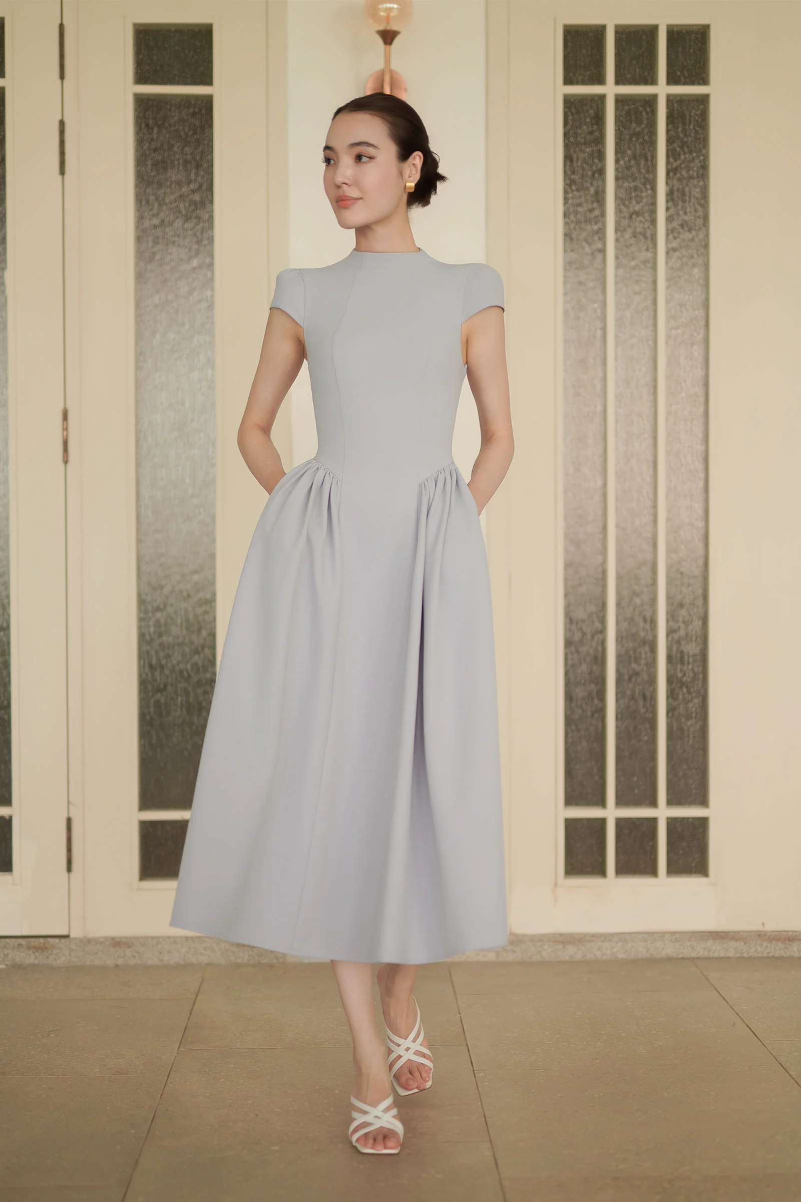 Élodie Dress (Grey) - Image 9