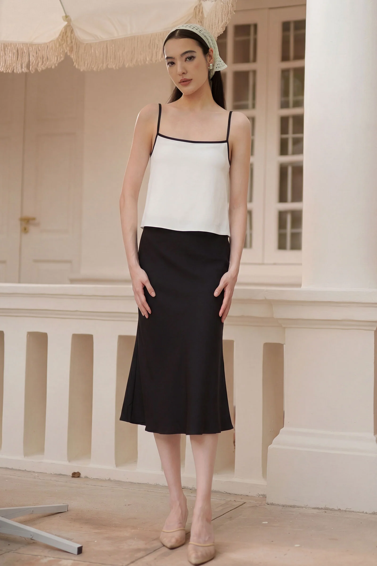 Sonia Tencel Skirt (Black) - Image 3
