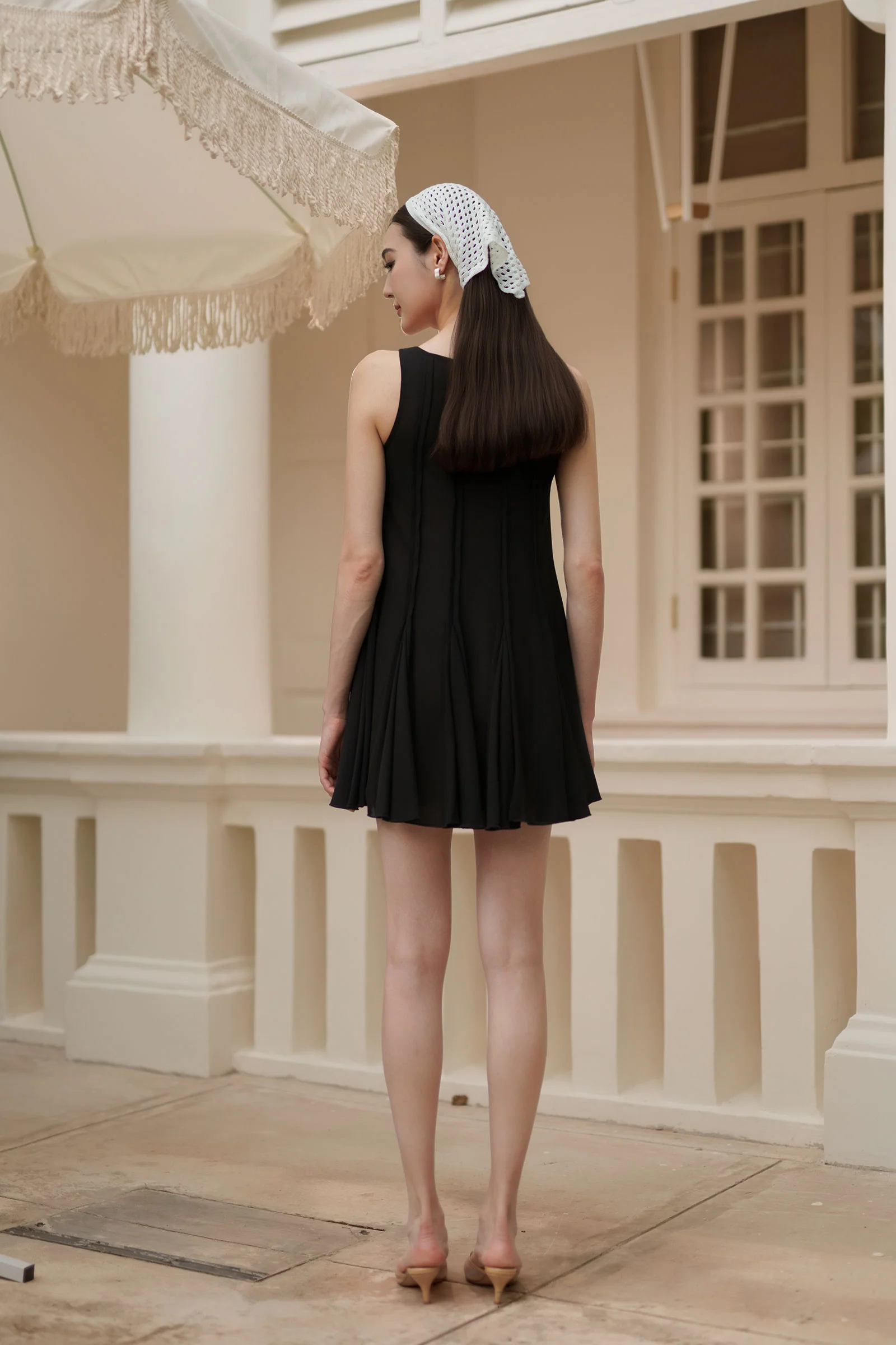 Violetta 2 Way Dress (Black) - Image 8