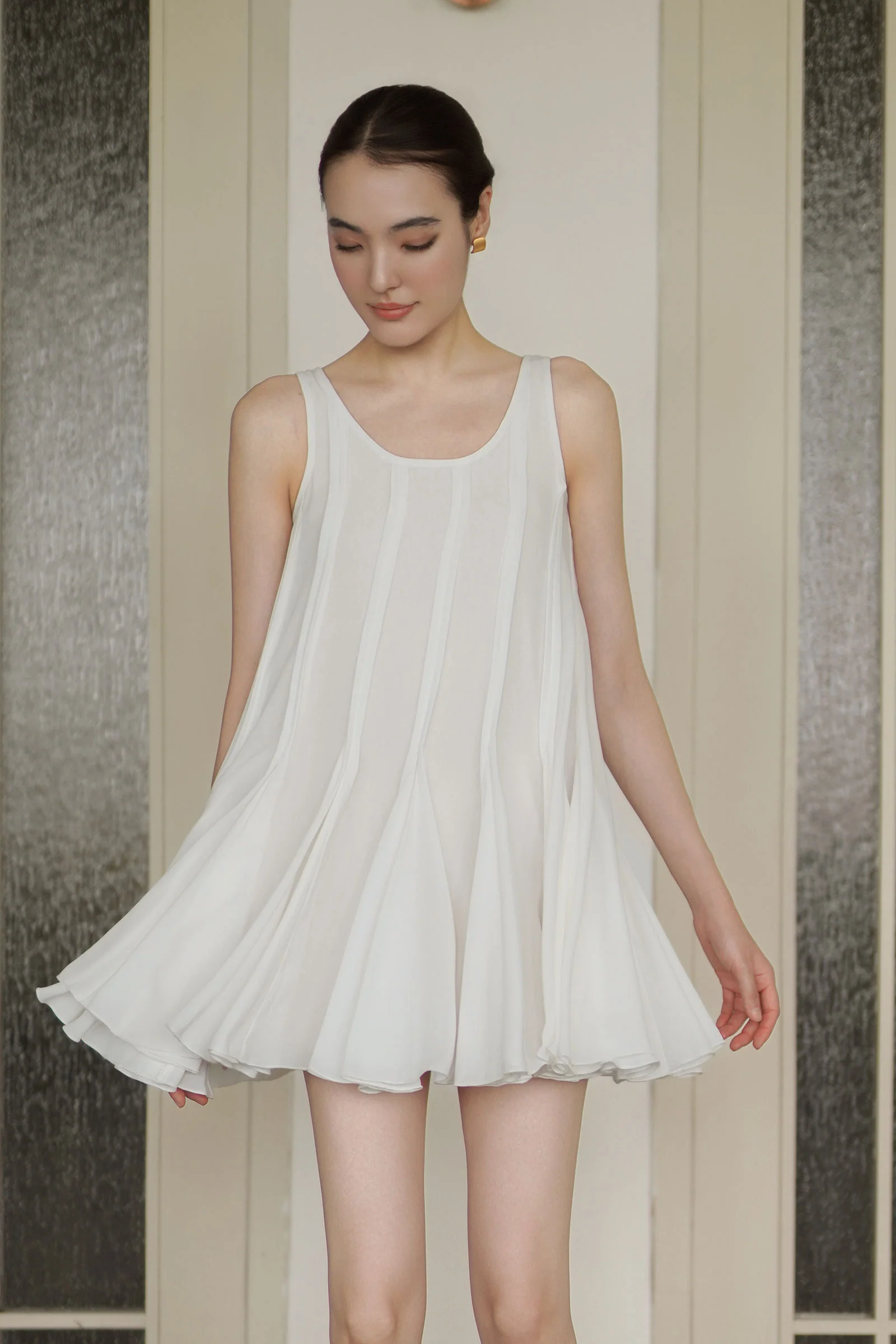 Violetta 2 Way Dress (White) - Image 8