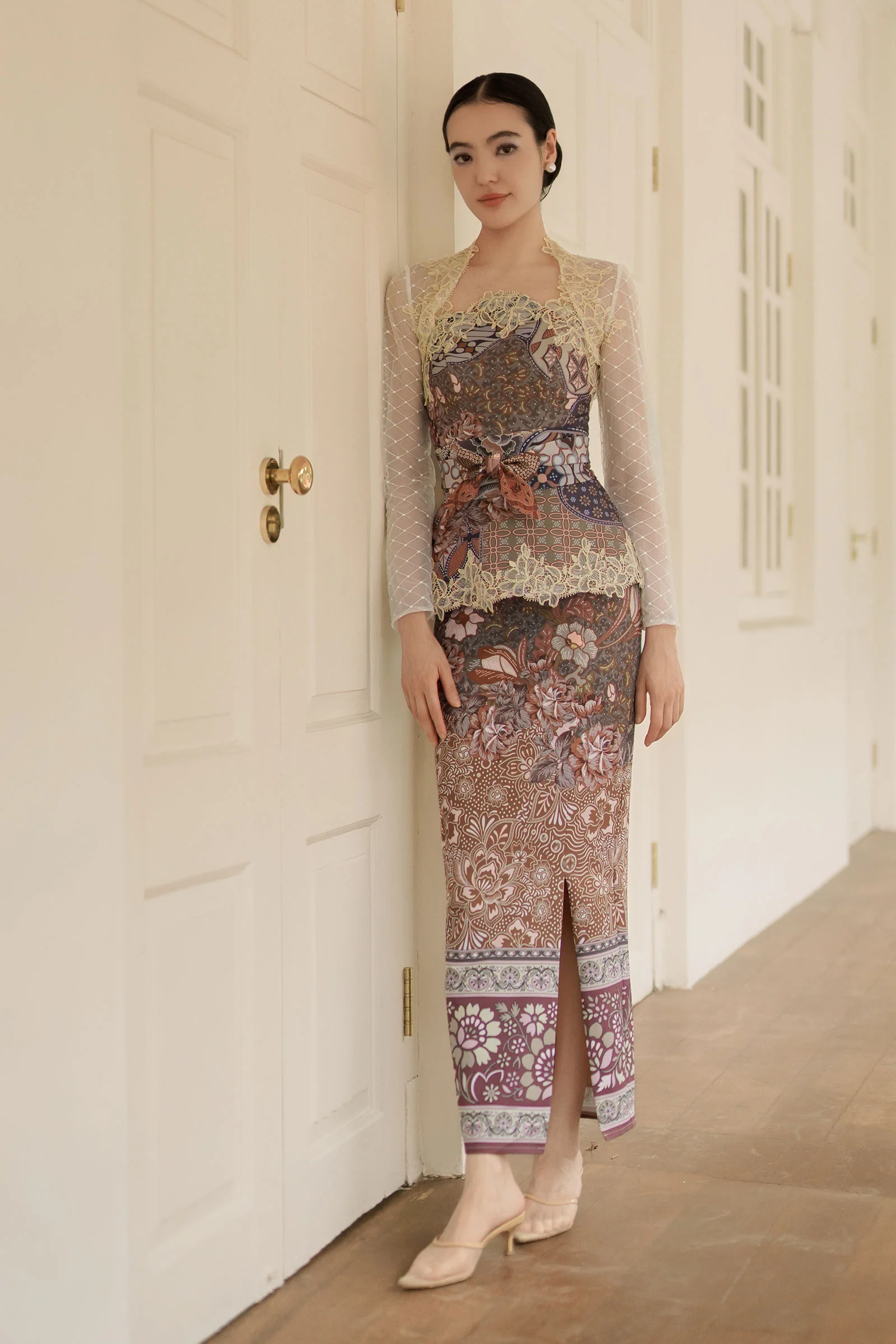 Isadora Top with Pearl Belt (White) - Image 14