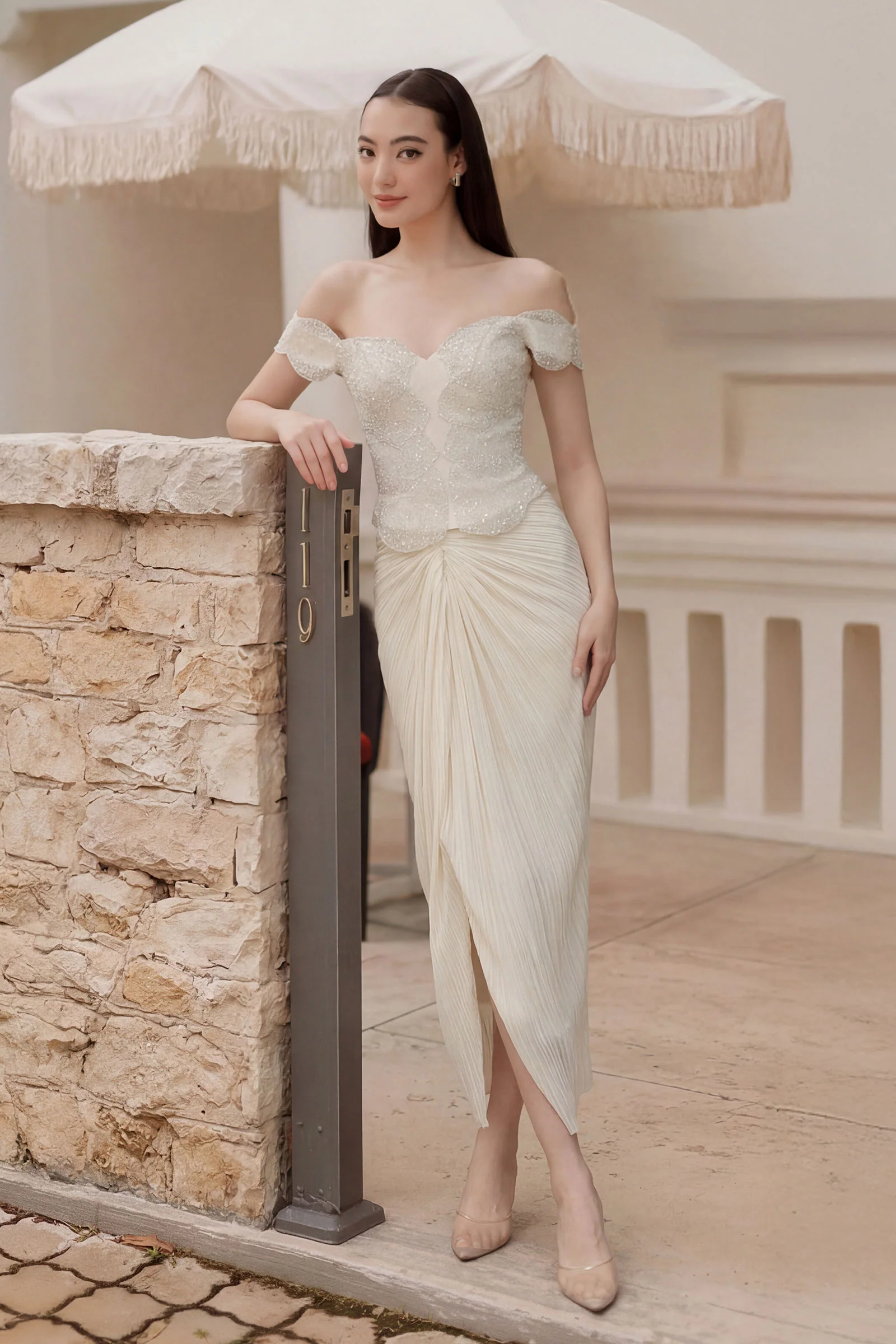 Maison Skirt (Pearl)