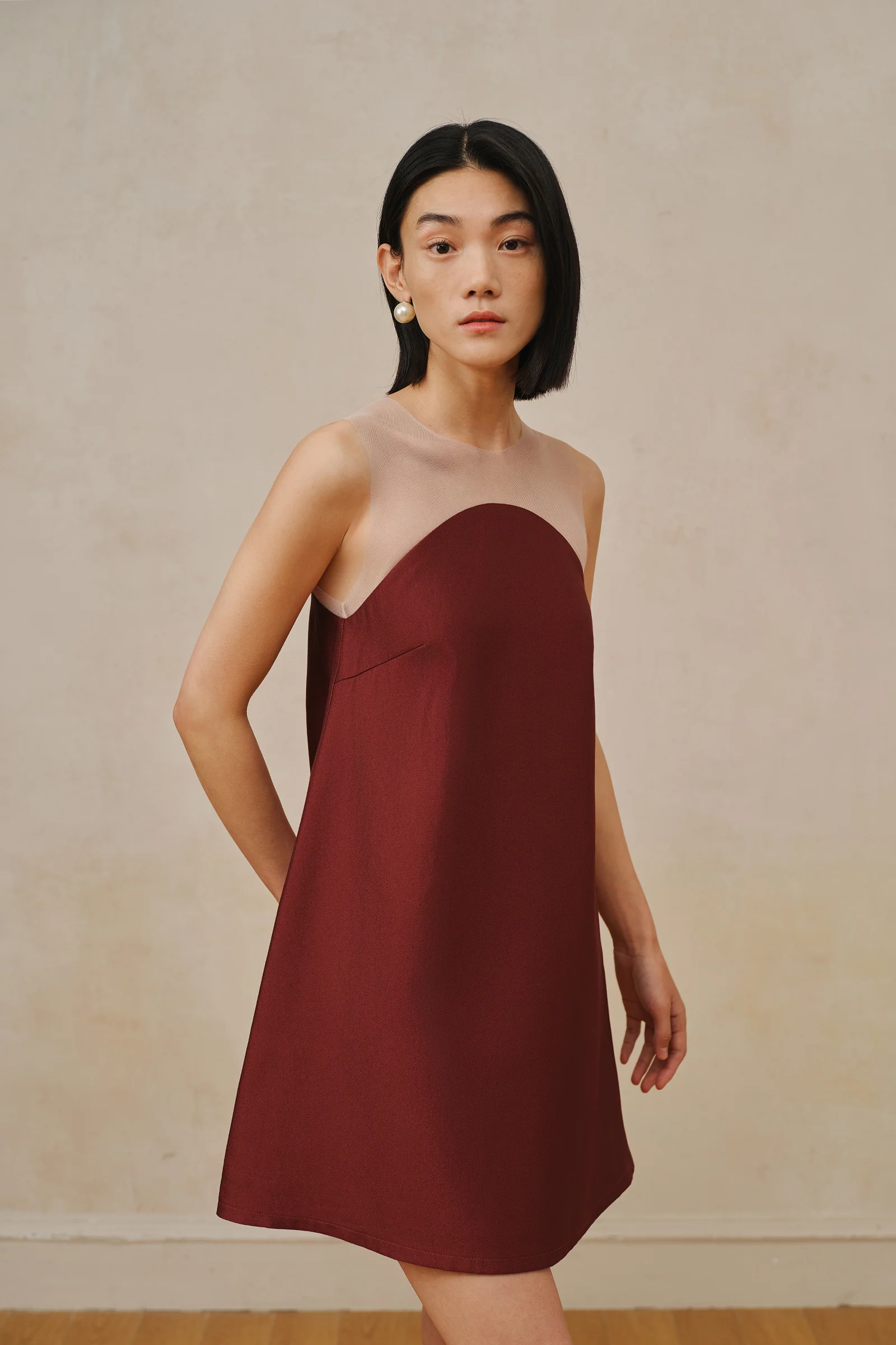 Maia Dress (Merlot Red) - Image 16