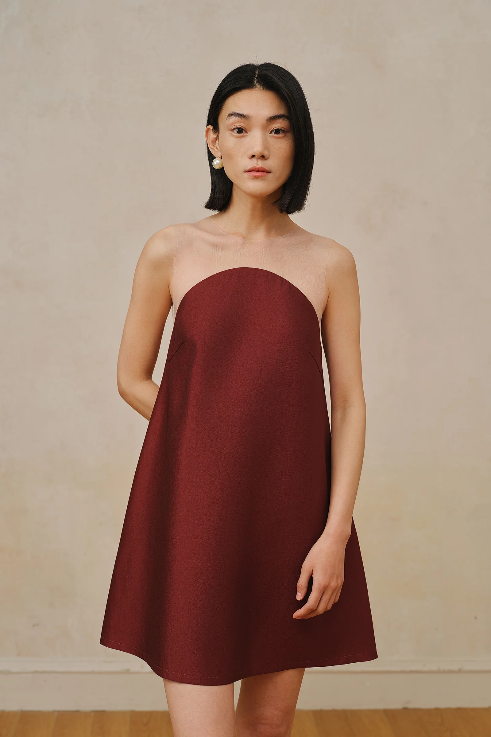 Maia Dress (Merlot Red) - Image 17