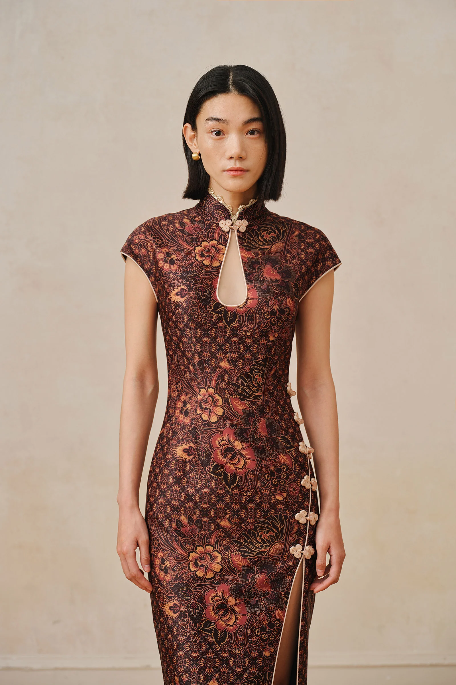 Liuya Qipao (Rose Champagne) - Image 15