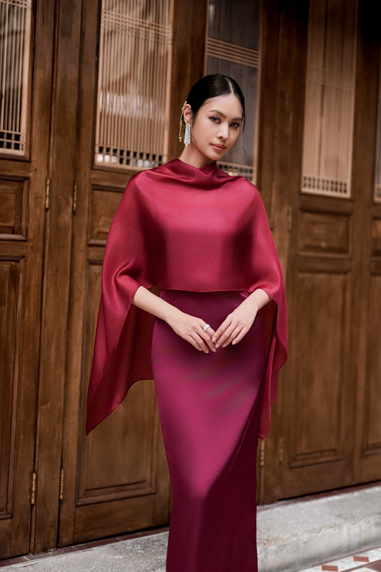 NEW Delaris Dress (Red) - Image 10