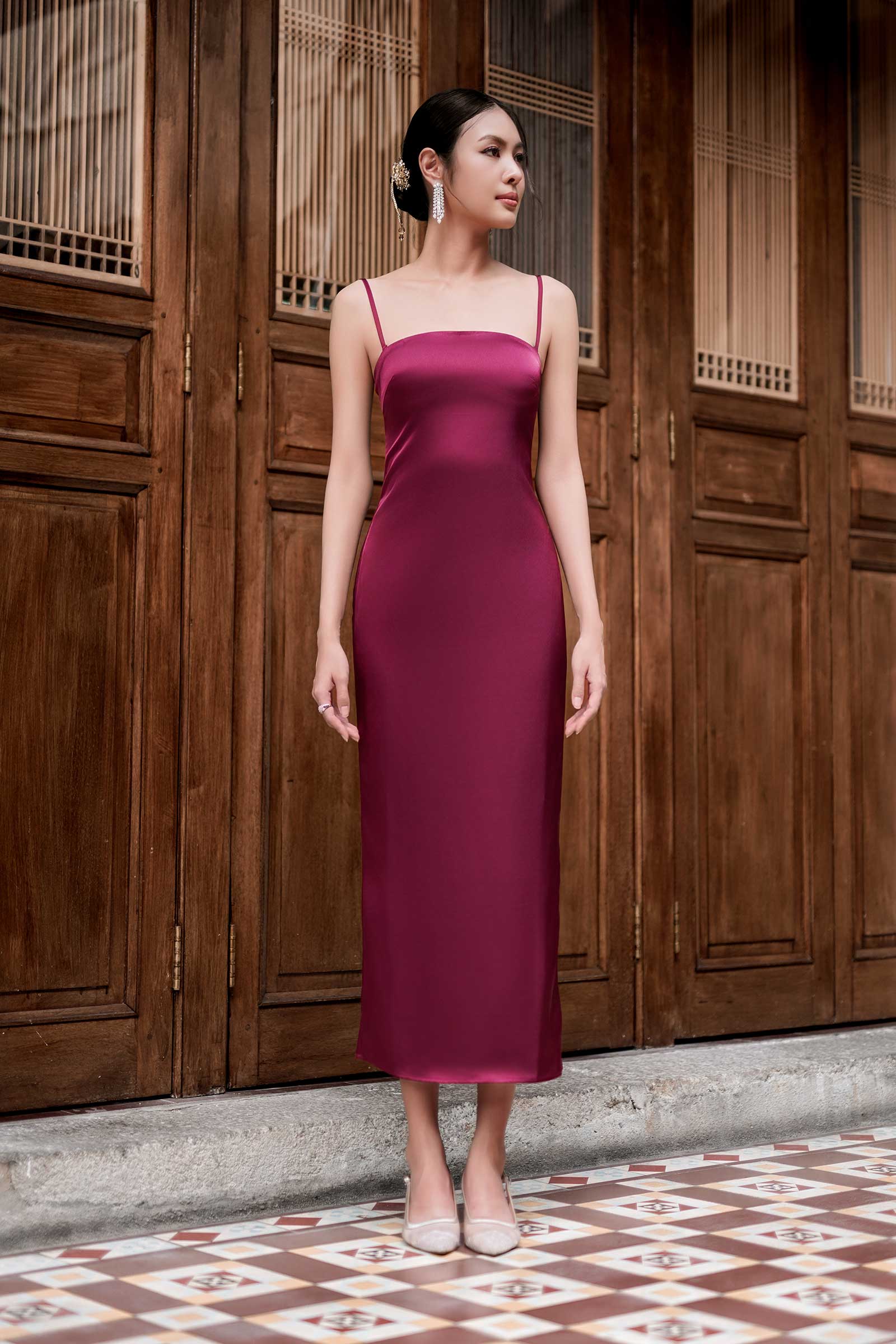 NEW Delaris Dress (Red) - Image 11