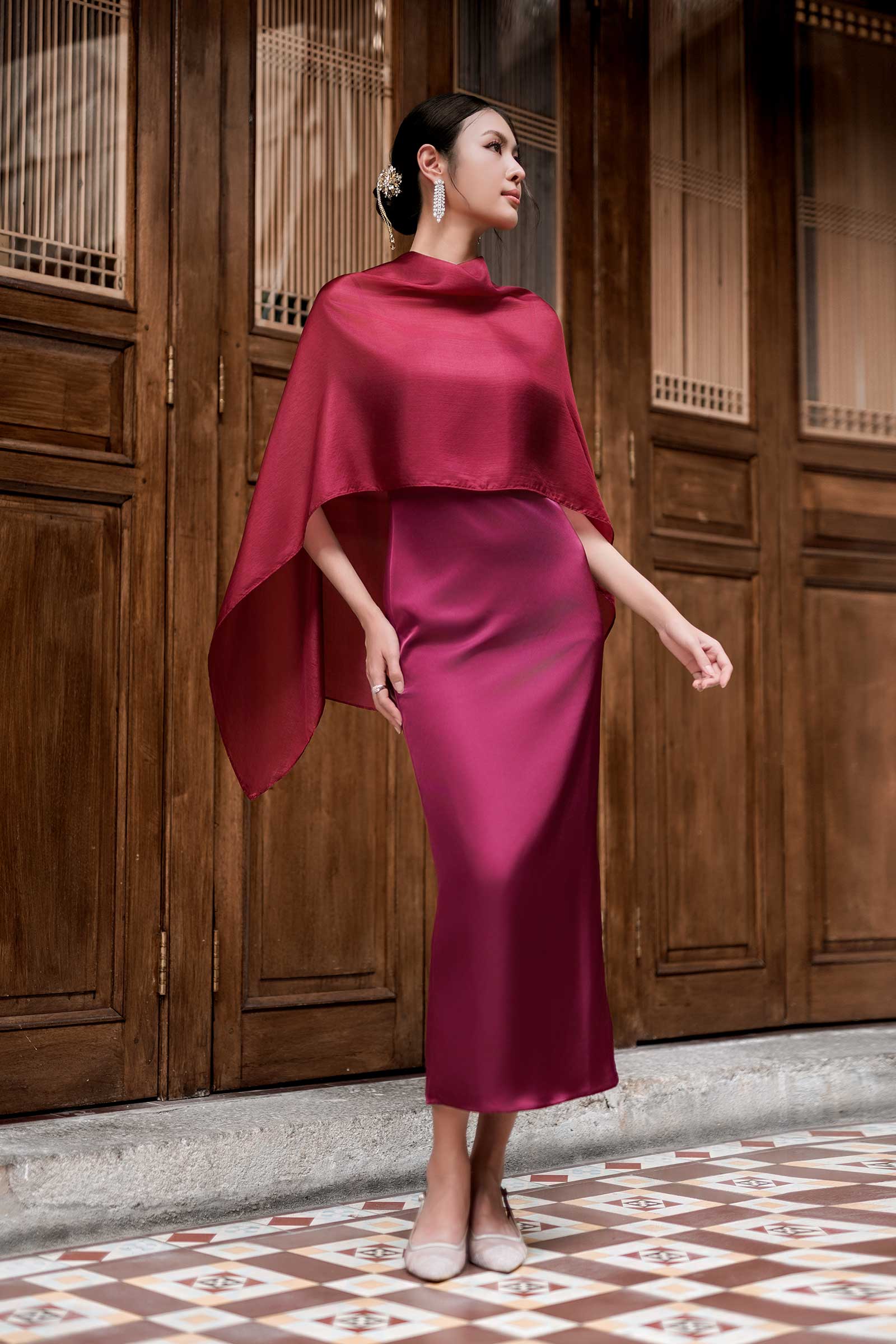 NEW Delaris Dress (Red) - Image 13