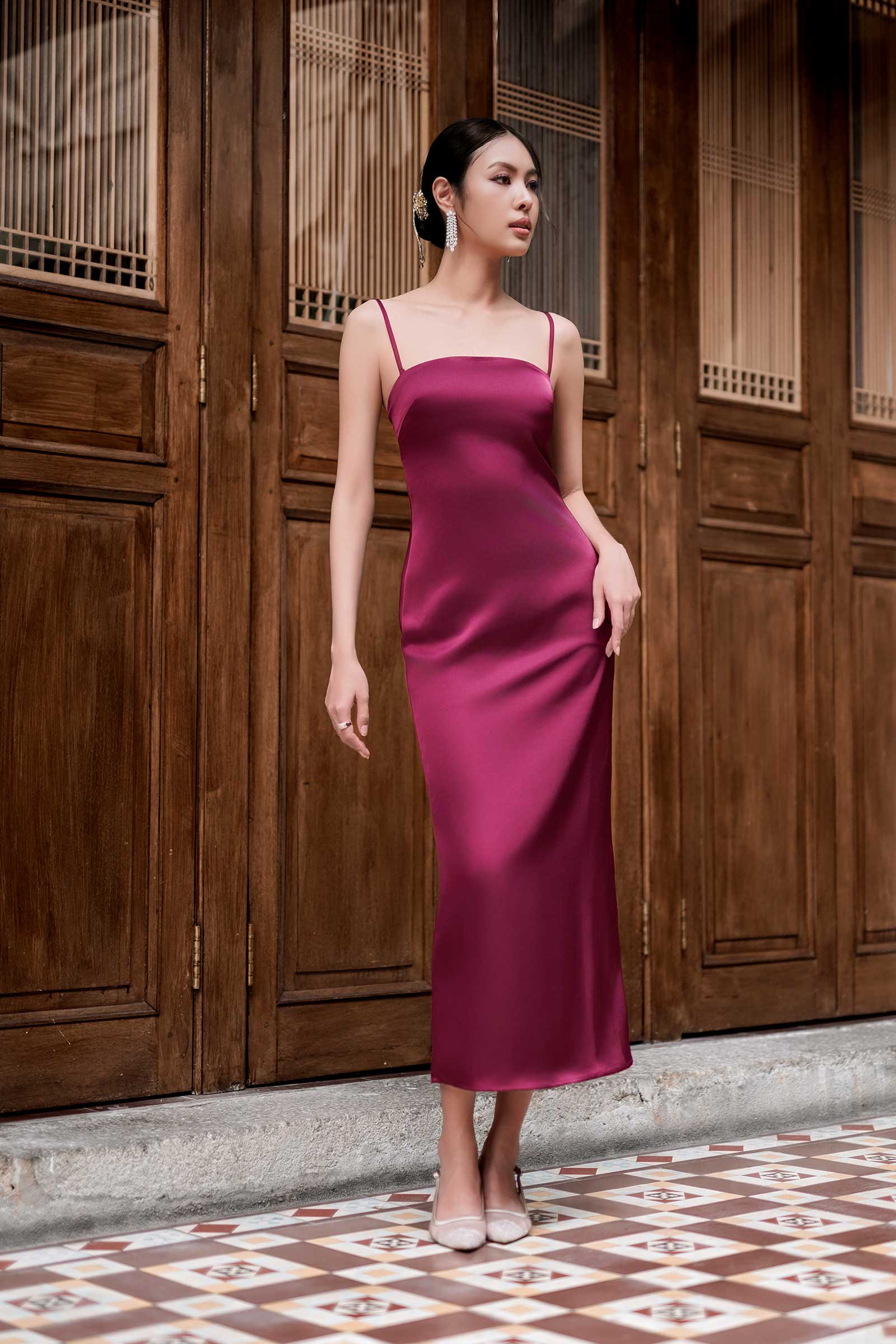 NEW Delaris Dress (Red) - Image 3