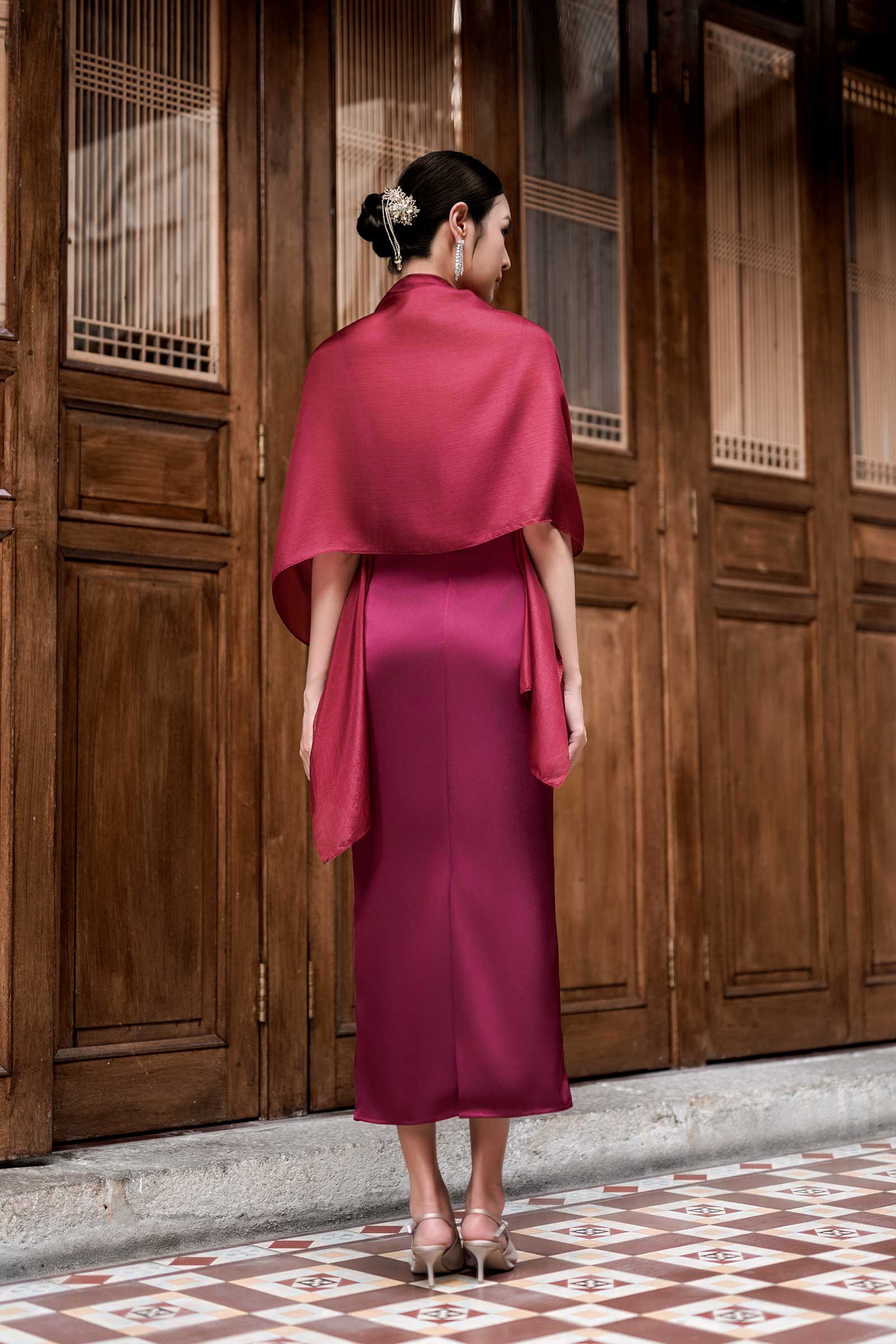 NEW Delaris Dress (Red) - Image 8