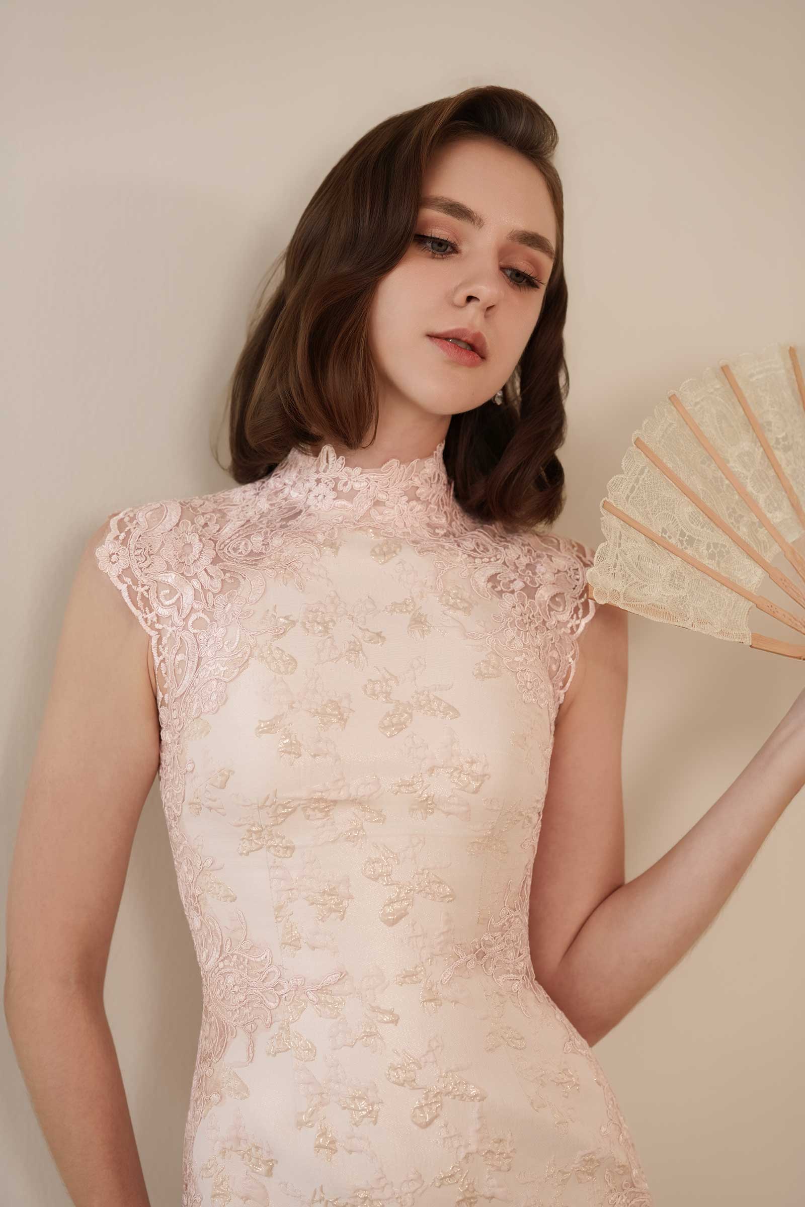 New Eirene Qipao (Pink) - Image 12