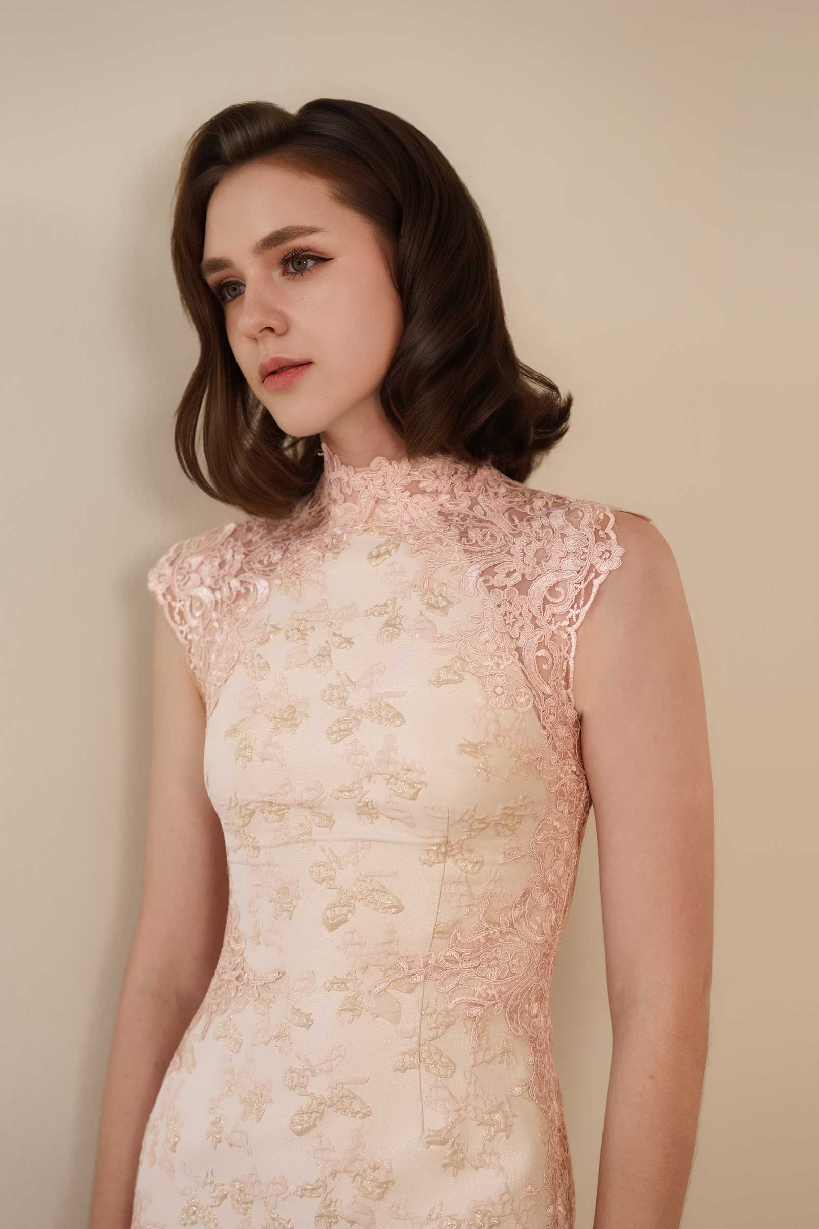 New Eirene Qipao (Pink) - Image 2