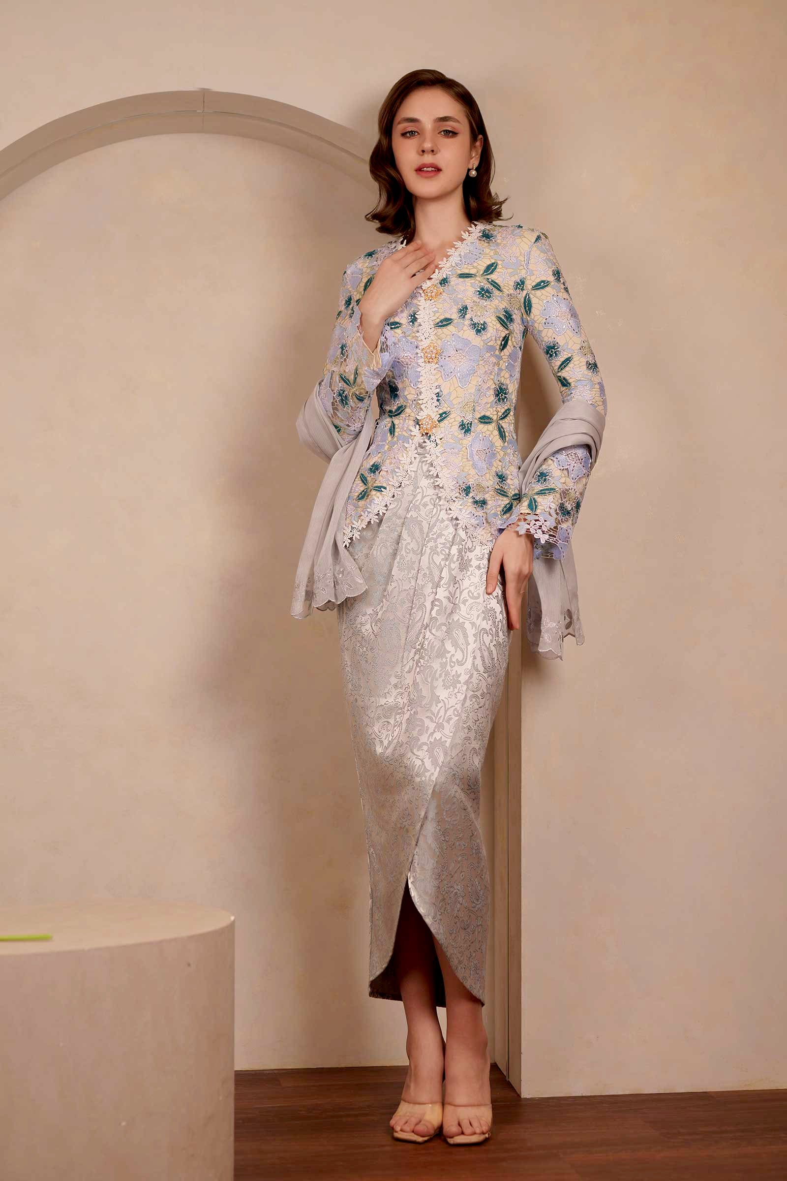 New Seroja Skirt (Blue) - Image 8