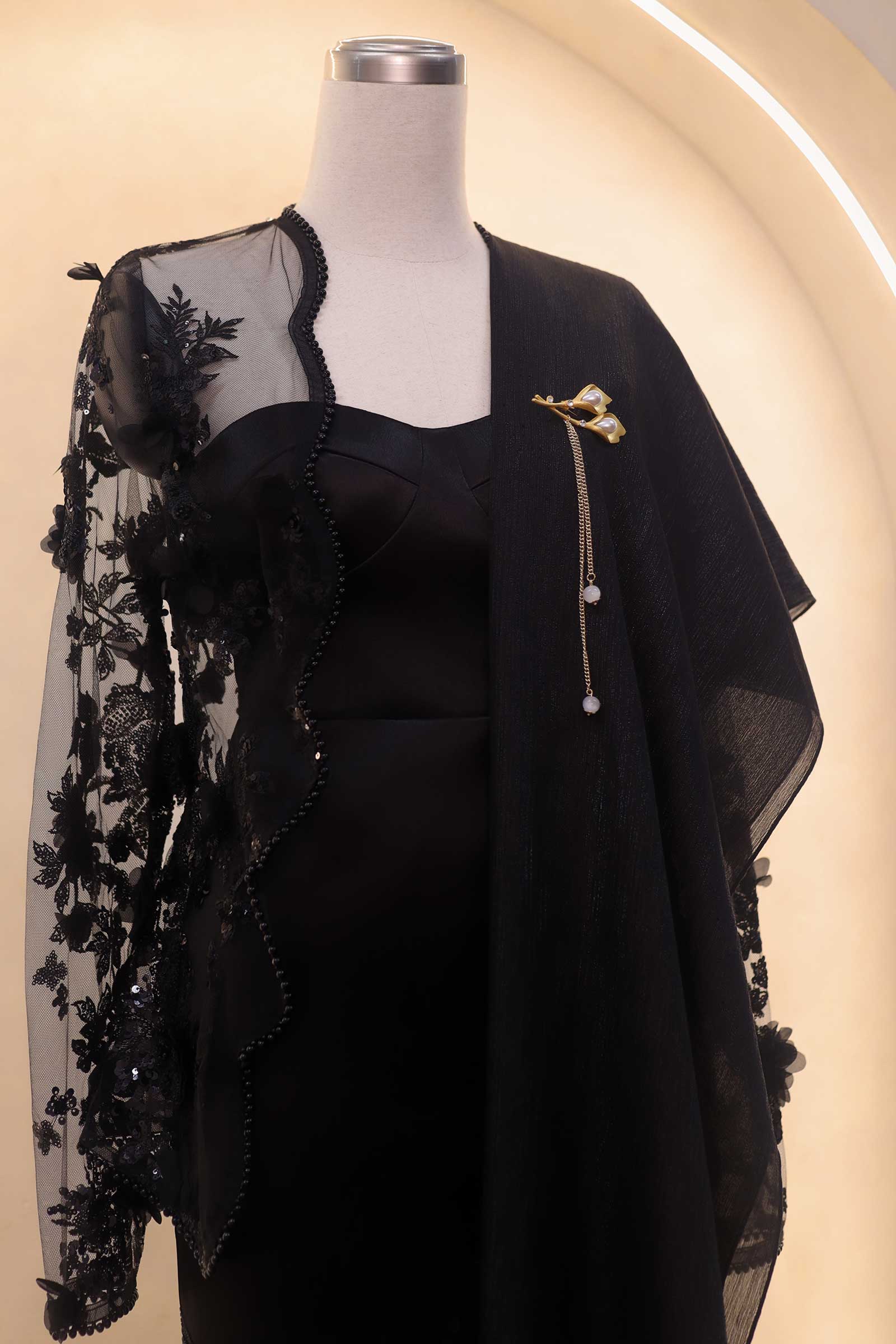 Noir Convertible Dress (Black) - Image 23