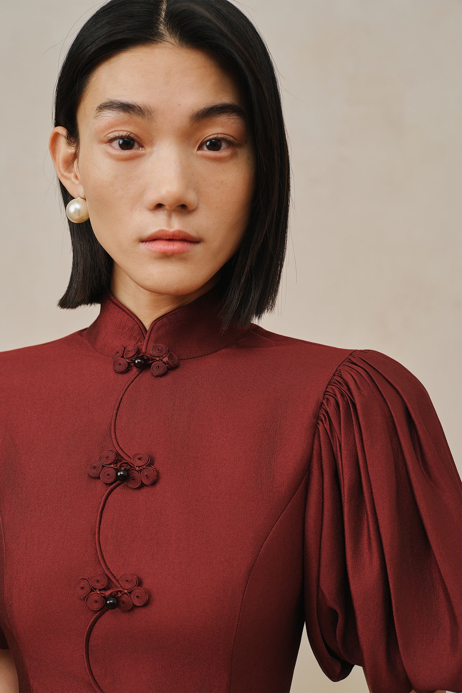Poet Top (Merlot Red) - Image 12