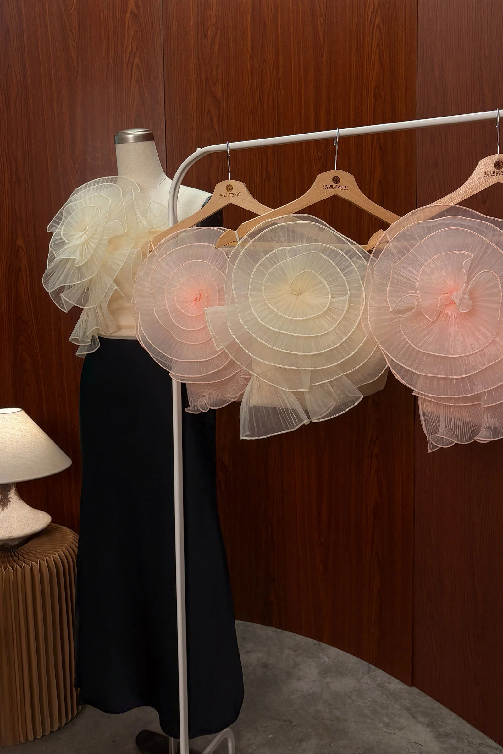 Rosalienne Bloom Padded Top (Cream) - Image 11