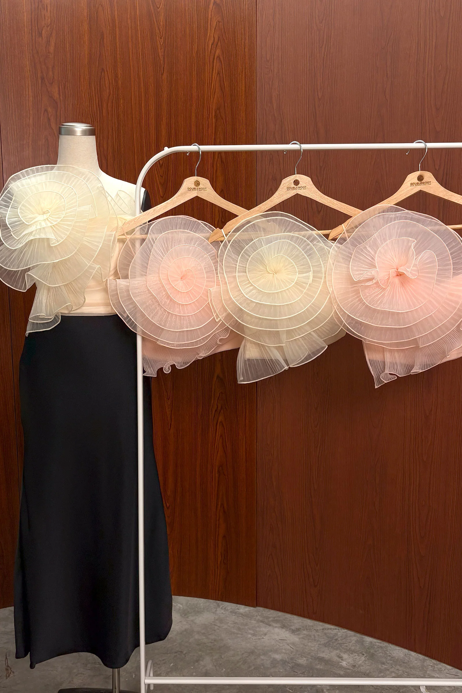 Rosalienne Bloom Padded Top (Cream) - Image 4