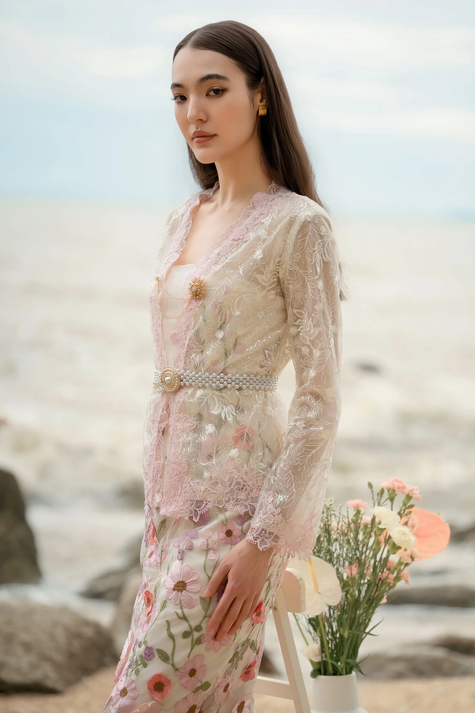 BACKORDER Roseraie Kebaya Set (Pink) - Image 6
