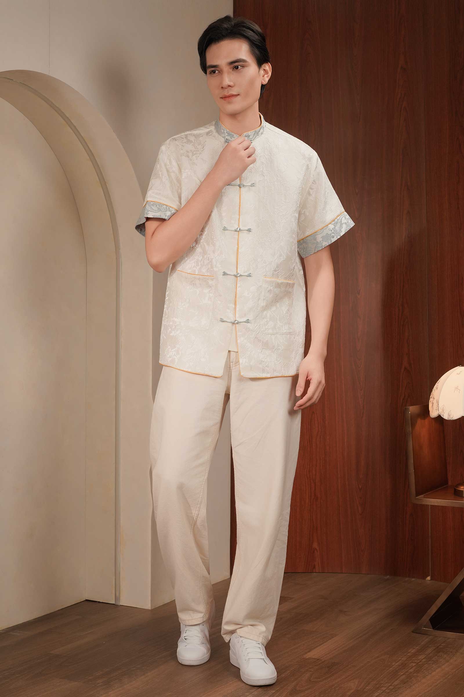 Sienna Men Samfu (Blue) - Image 10