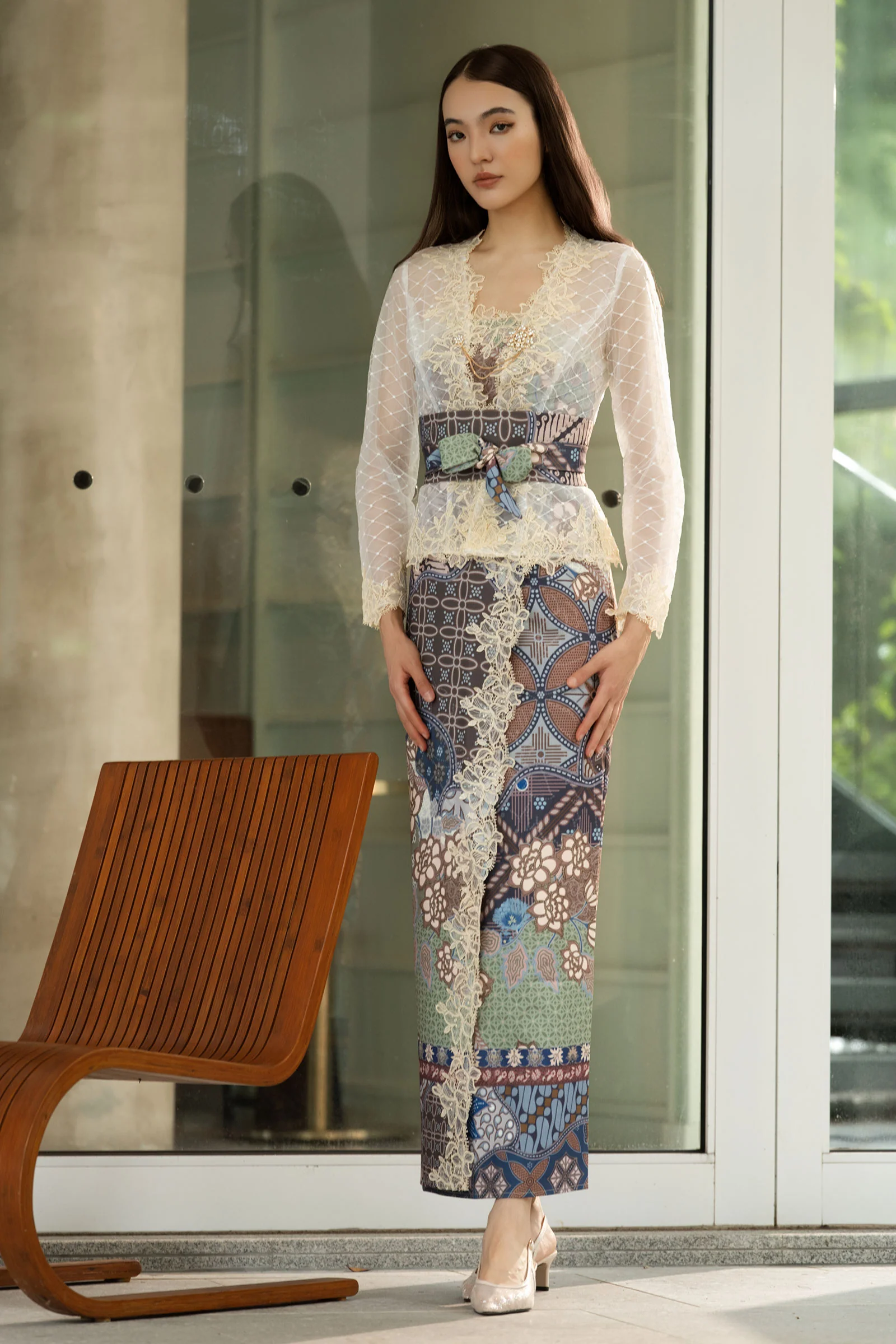 BACKORDER The Soleil Batik Kebaya Set - Image 3
