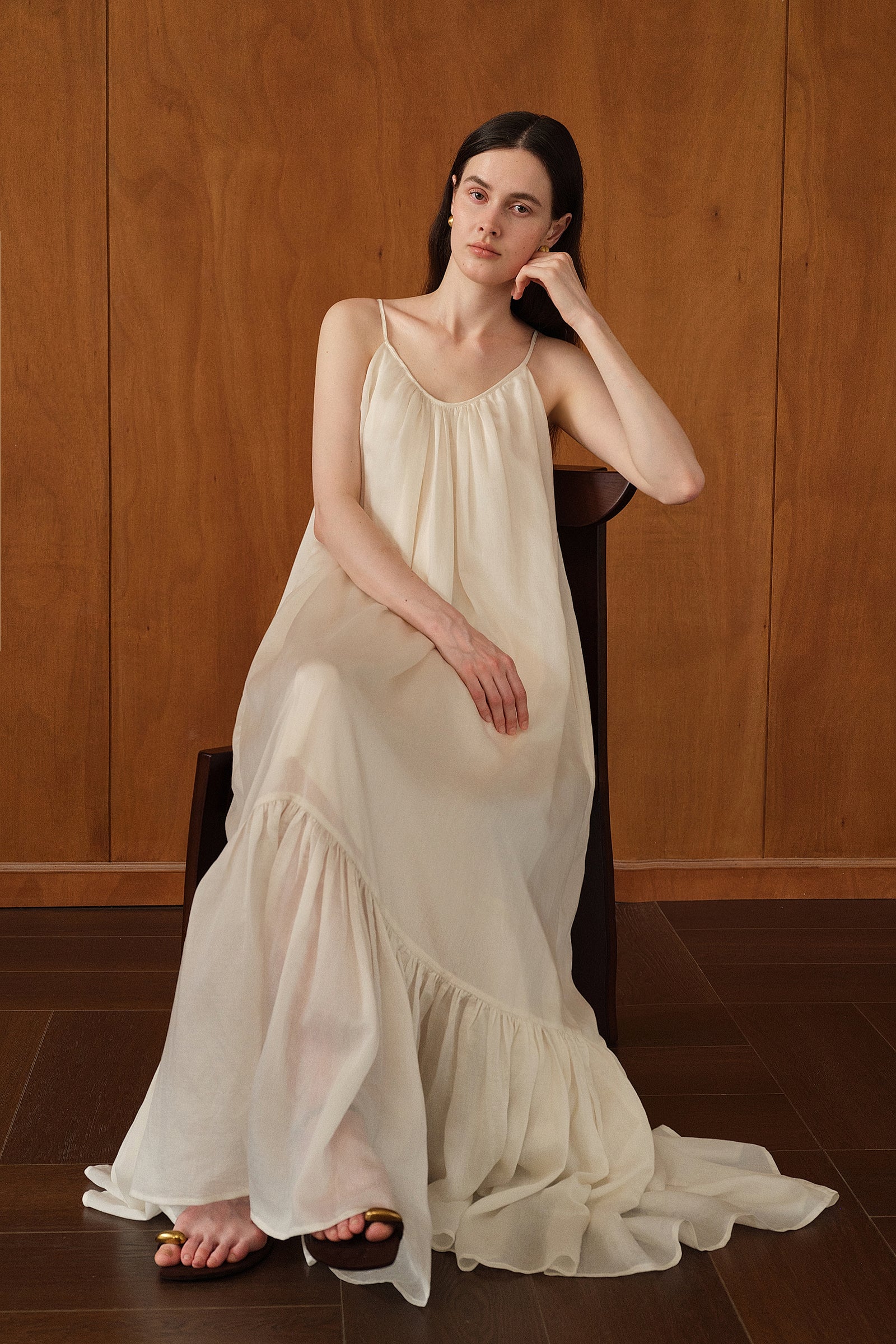 Paloma Dress (Ecru Mist) - Image 30